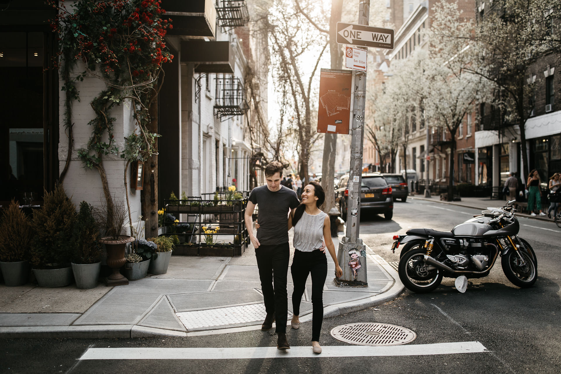 Kelly & Wells Engagement in West Village, New York, by Jean-Laurent Gaudy