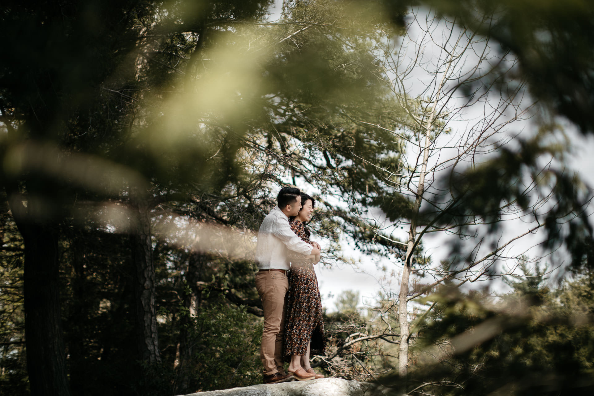 Jinie & Peter's Engagement in Catskills Minnewaska State Park, New York, by Jean-Laurent Gaudy