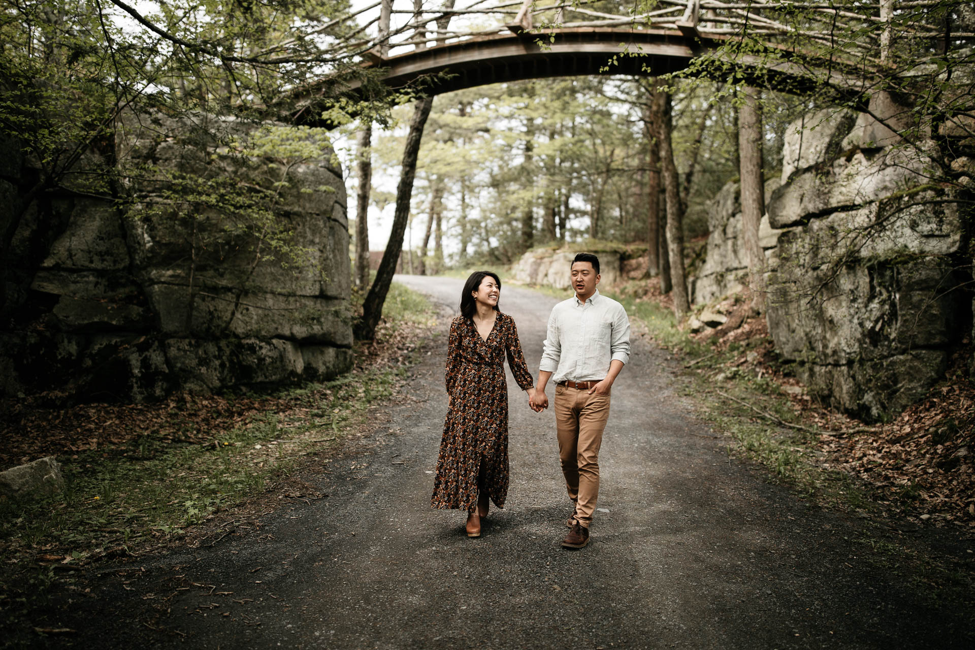 Jinie & Peter's Engagement in Catskills Minnewaska State Park, New York, by Jean-Laurent Gaudy