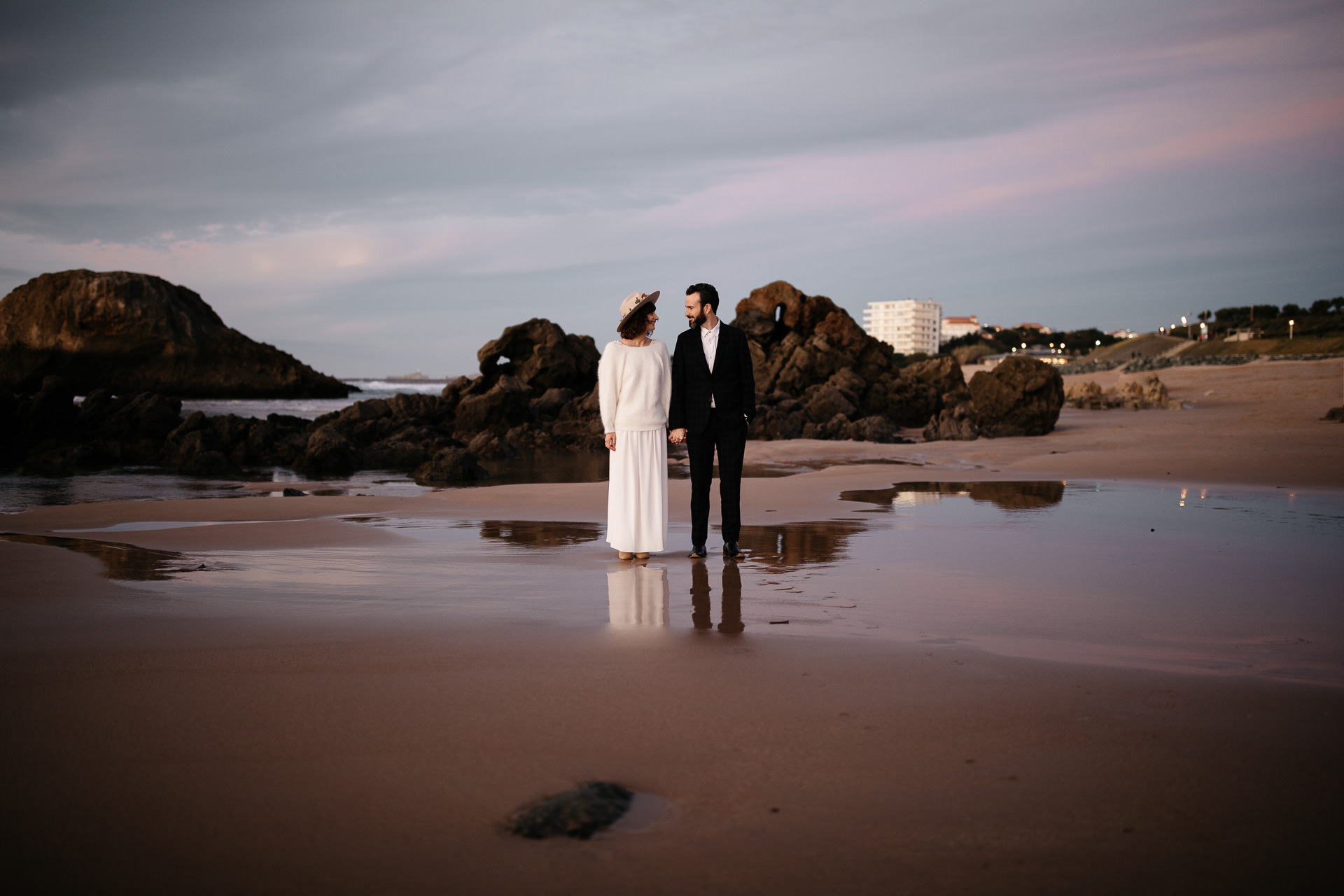 Boho Intimate Wedding France, Biarritz, by Jean-Laurent Gaudy