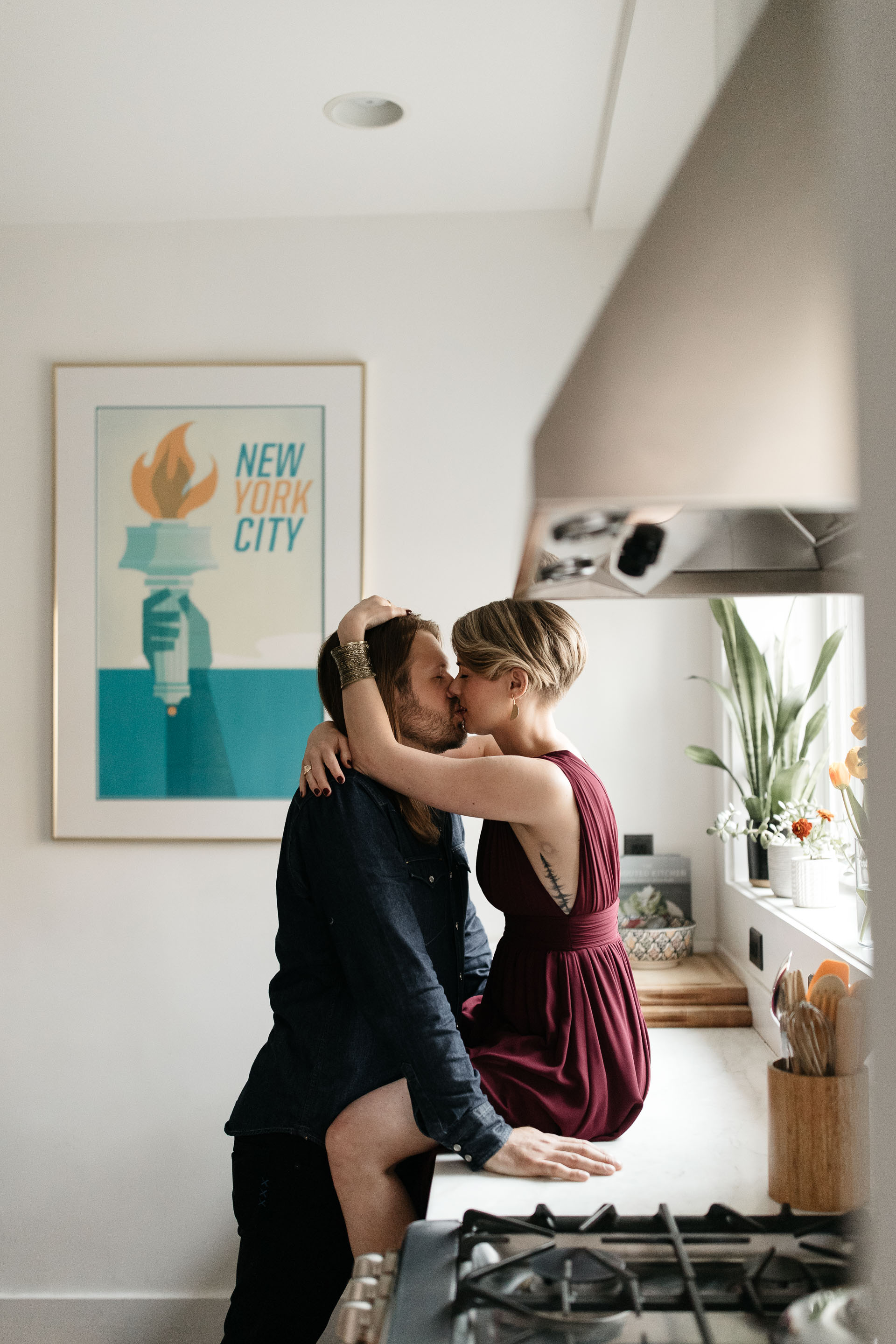 Engagement Session in Brooklyn by Jean-Laurent Gaudy Photography