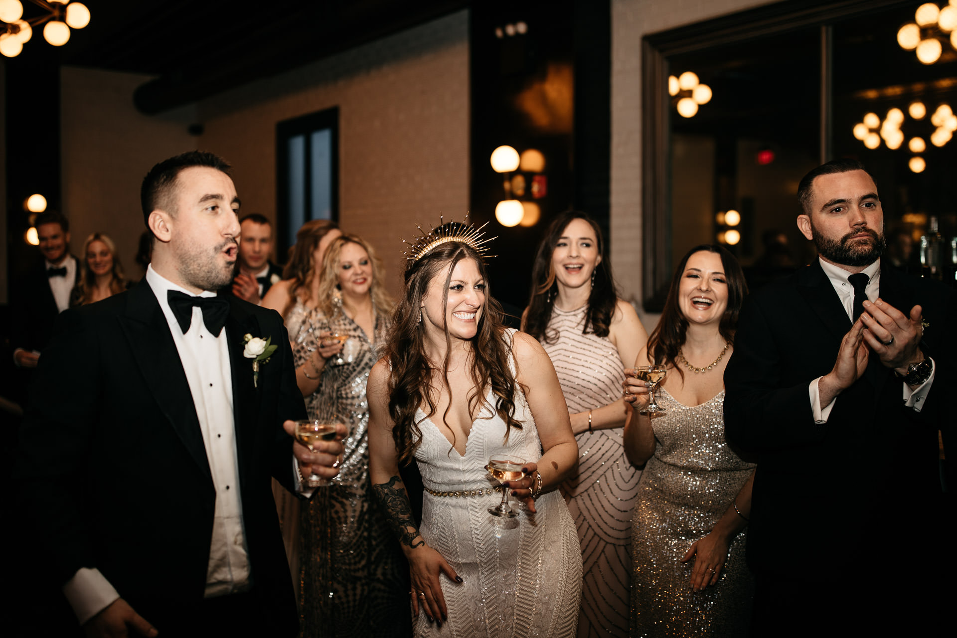 Stephanie & Nick's Wedding at the 501 Union In New York by Jean-Laurent Gaudy