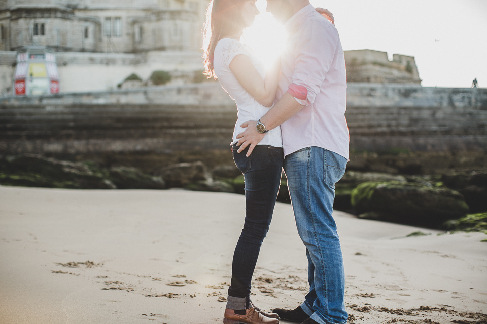 Virginie & Cedric Cascais Portugal Engagement by Jean-Laurent Gaudy Photography