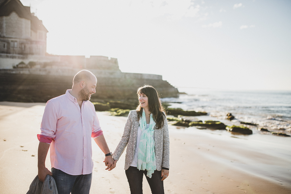 Virginie & Cedric Cascais Portugal Engagement by Jean-Laurent Gaudy Photography