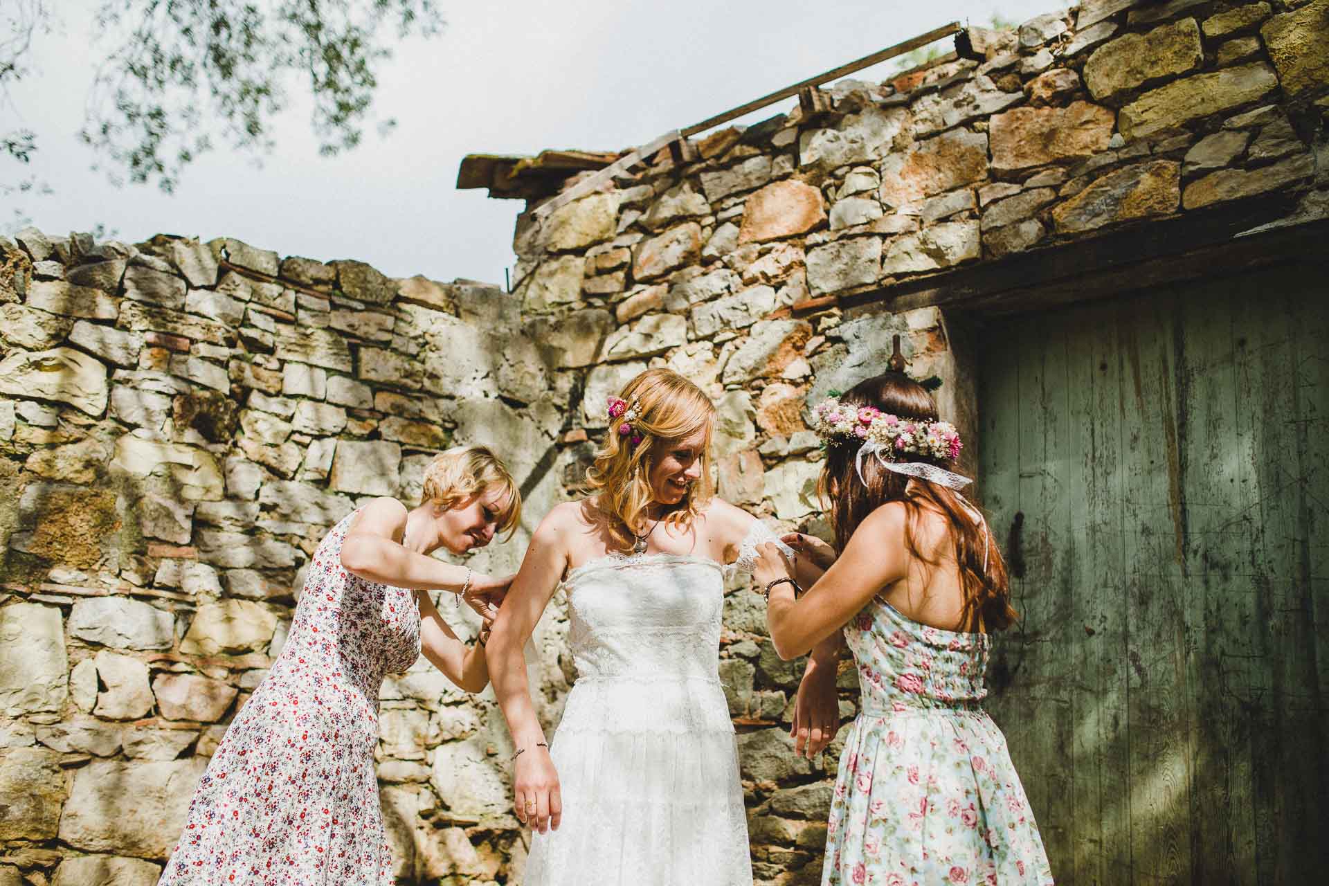Lea & David Americana Folk Wedding France by Jean-Laurent Gaudy Photography