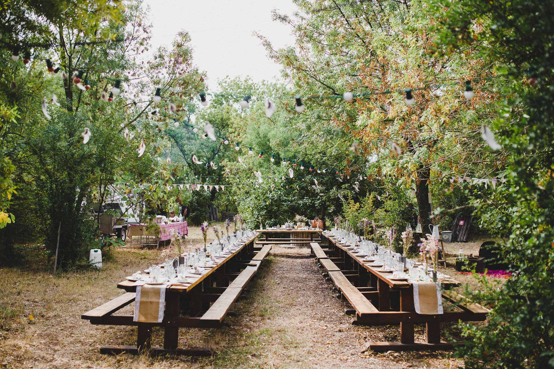 Lea & David Americana Folk Wedding France by Jean-Laurent Gaudy Photography