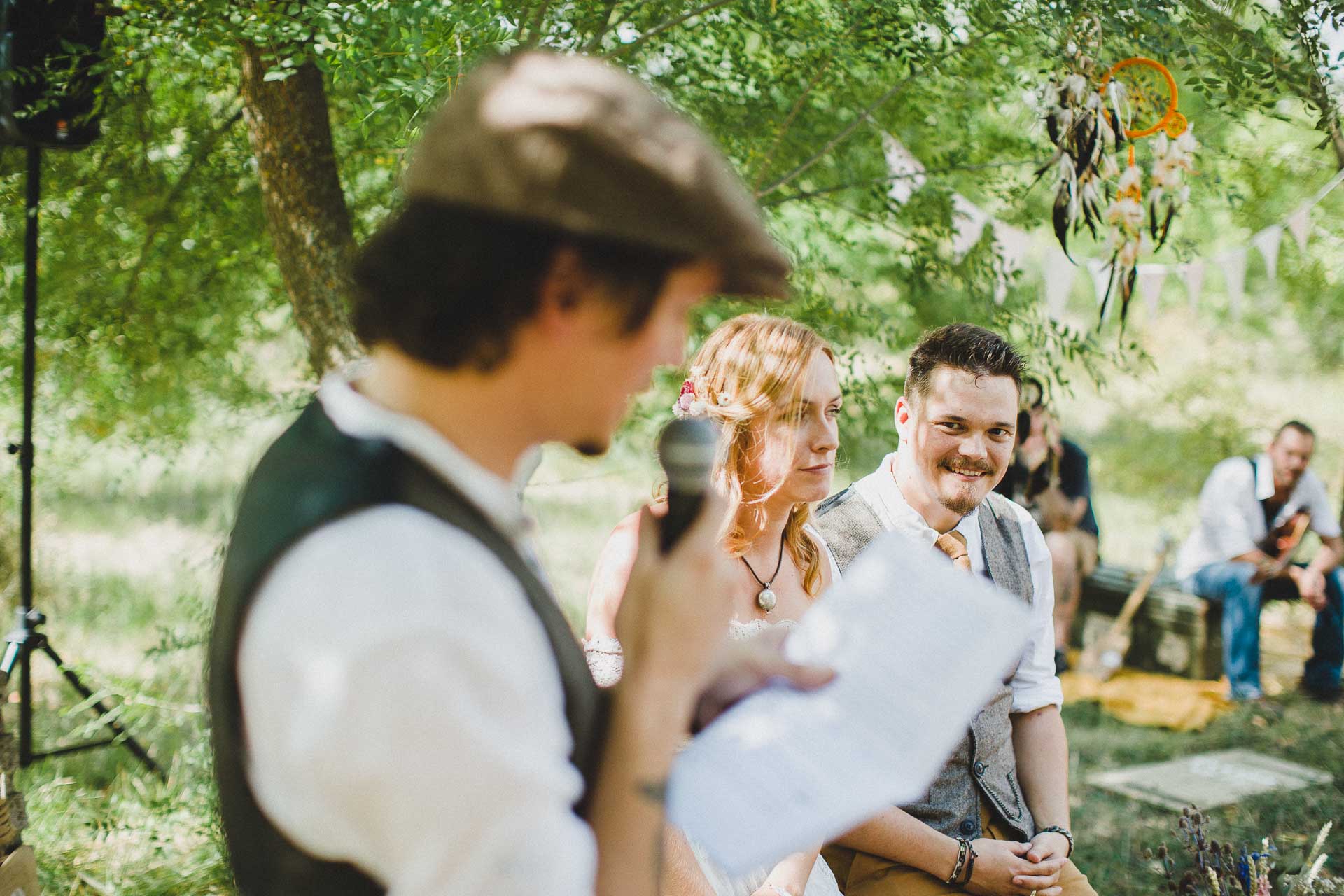 Lea & David Americana Folk Wedding France by Jean-Laurent Gaudy Photography
