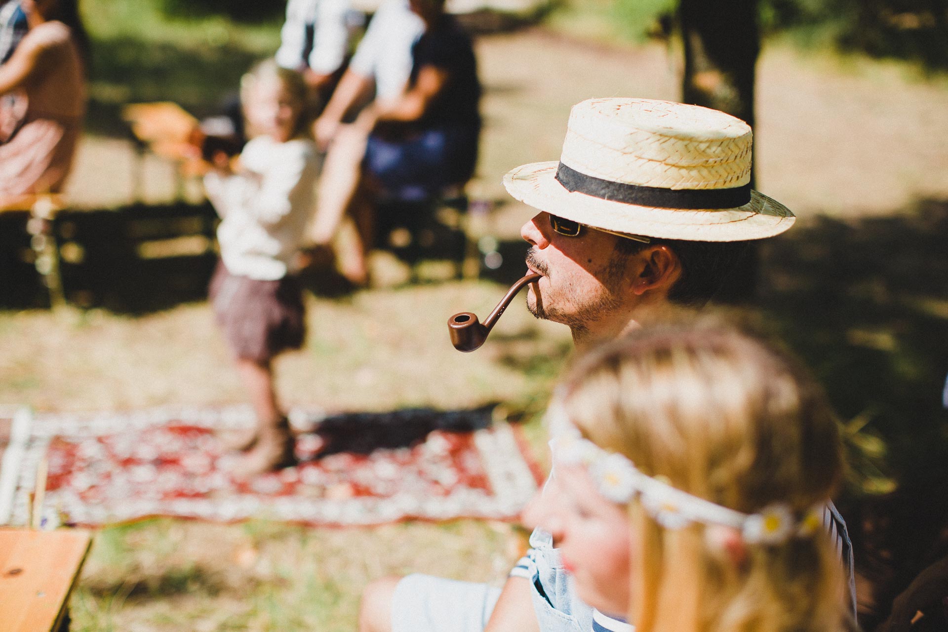 Lea & David Americana Folk Wedding France by Jean-Laurent Gaudy Photography