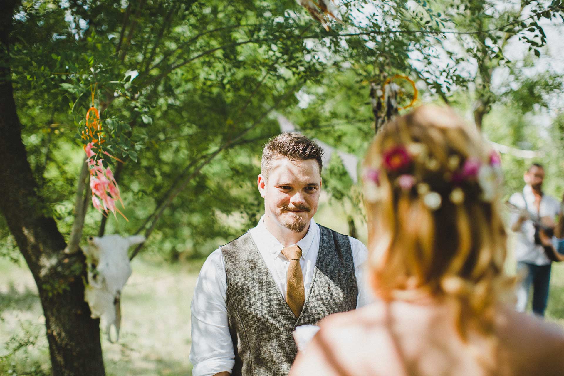 Lea & David Americana Folk Wedding France by Jean-Laurent Gaudy Photography