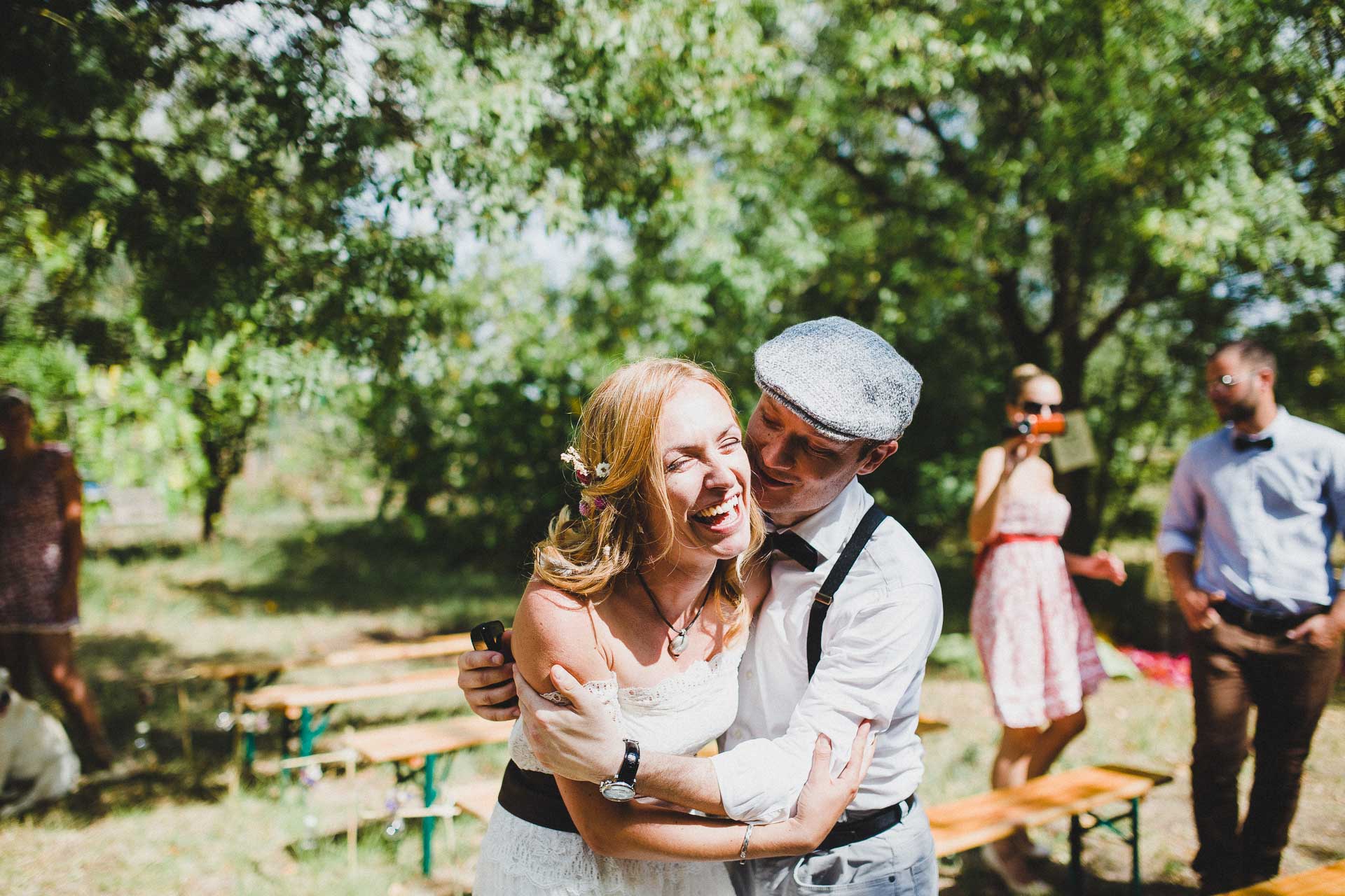 Lea & David Americana Folk Wedding France by Jean-Laurent Gaudy Photography