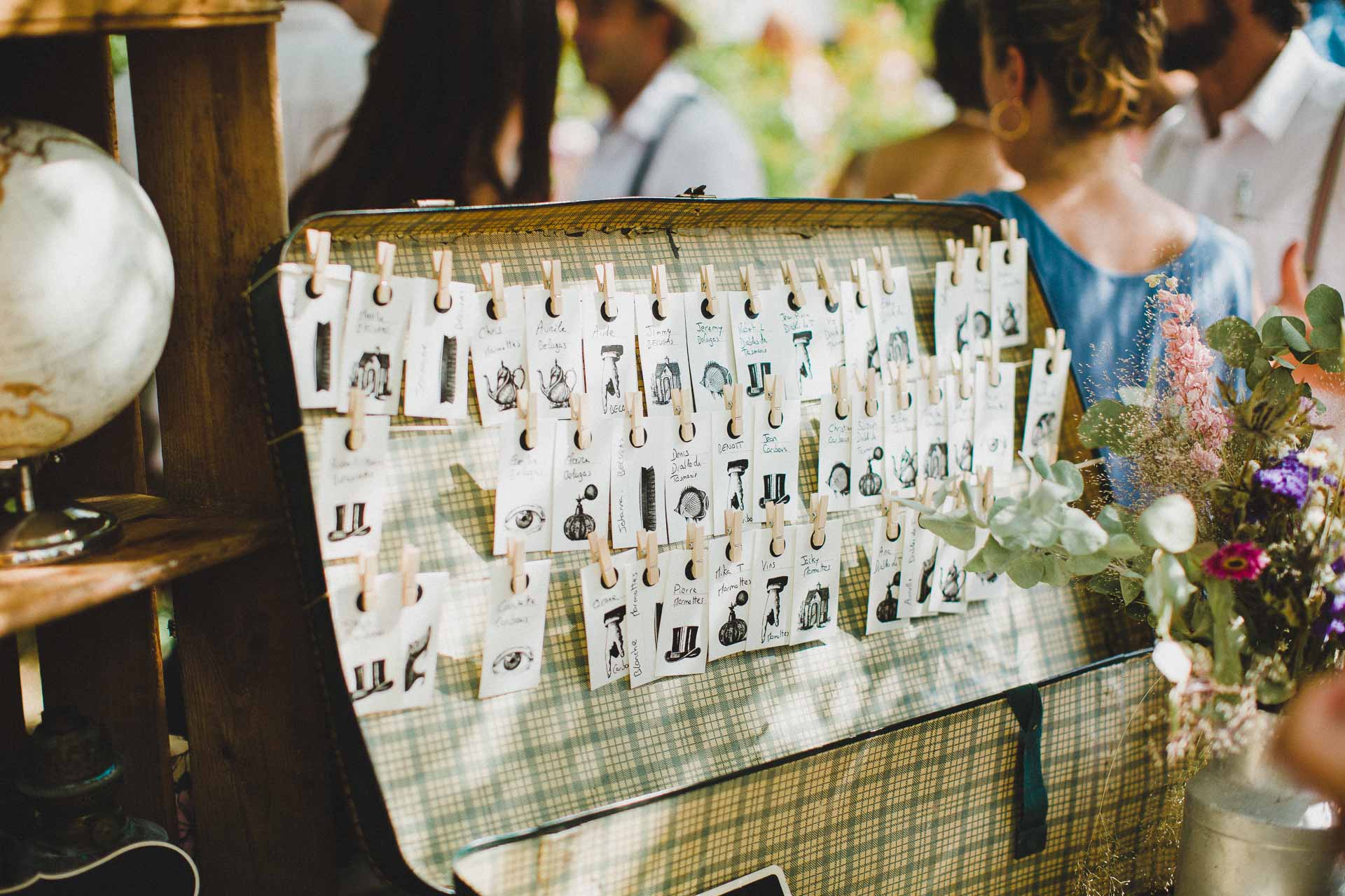 Lea & David Americana Folk Wedding France by Jean-Laurent Gaudy Photography