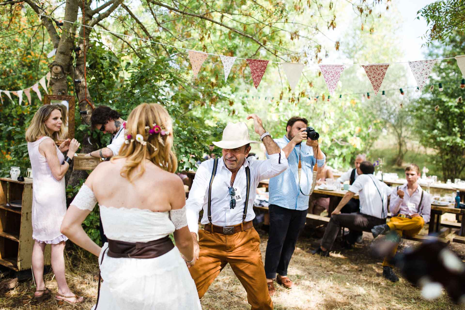 Lea & David Americana Folk Wedding France by Jean-Laurent Gaudy Photography