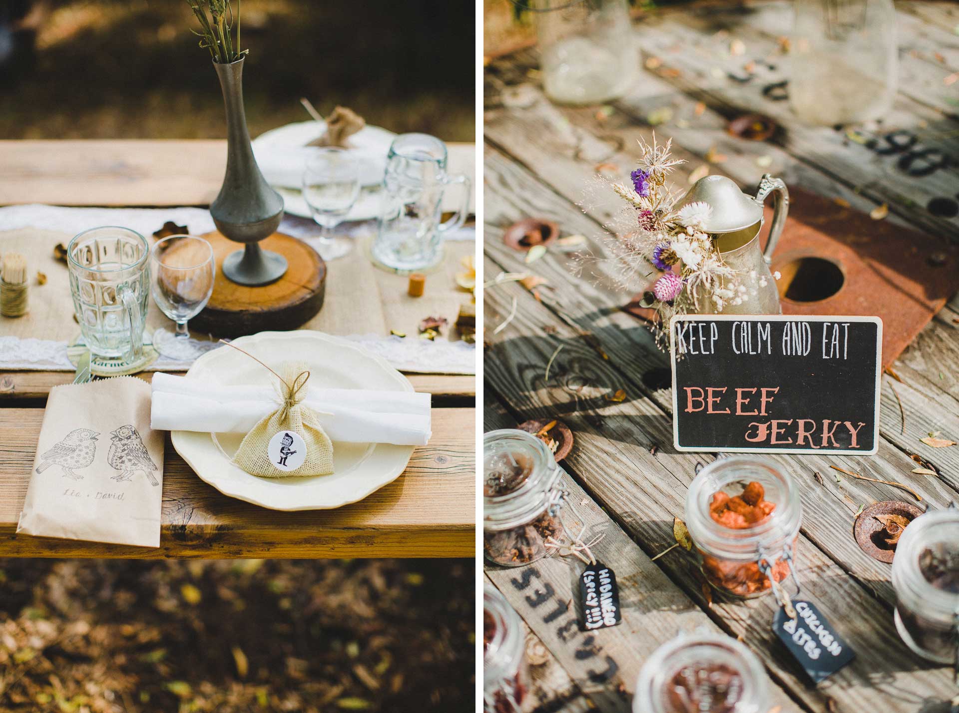 Lea & David Americana Folk Wedding France by Jean-Laurent Gaudy Photography