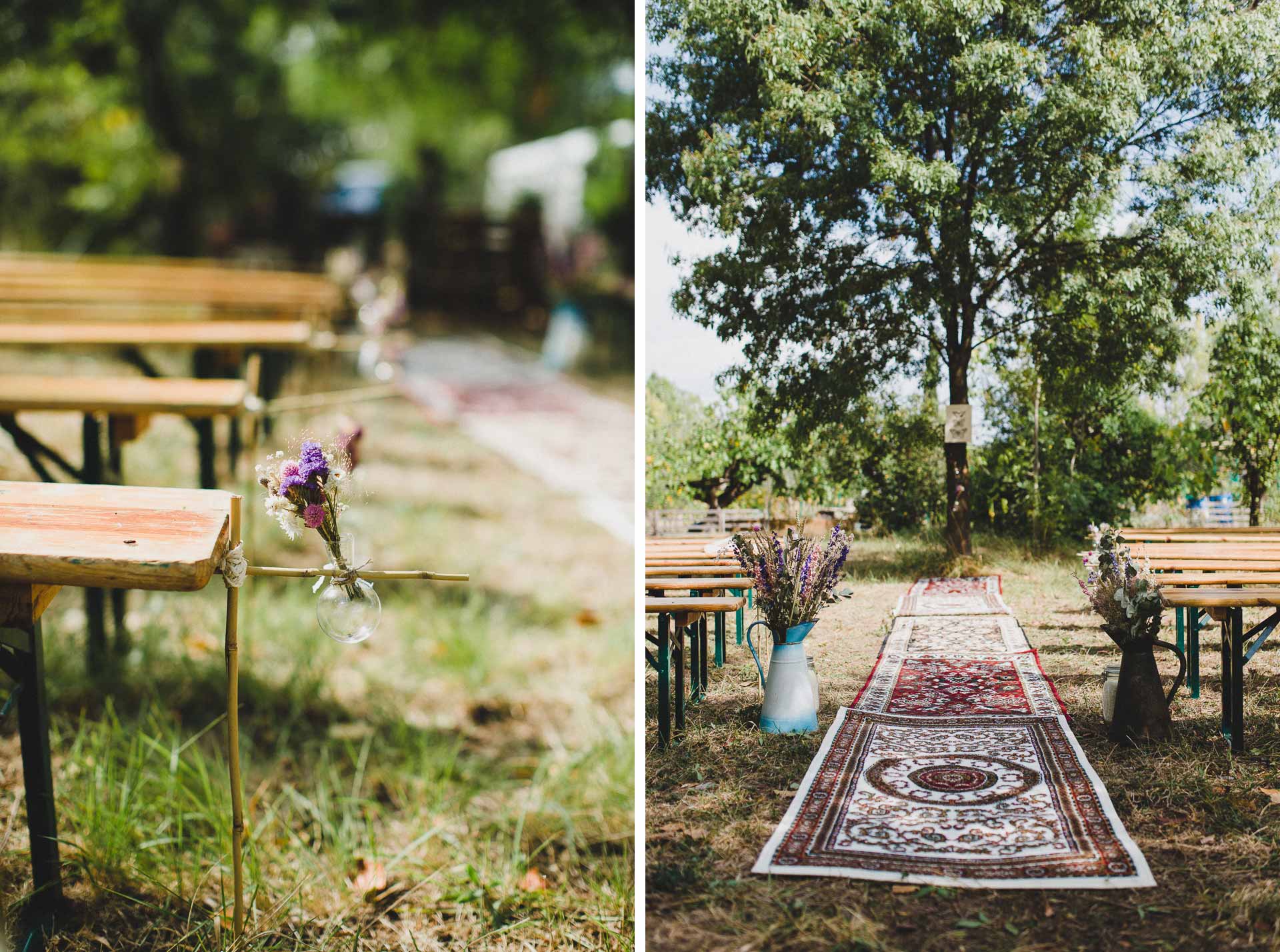 Lea & David Americana Folk Wedding France by Jean-Laurent Gaudy Photography