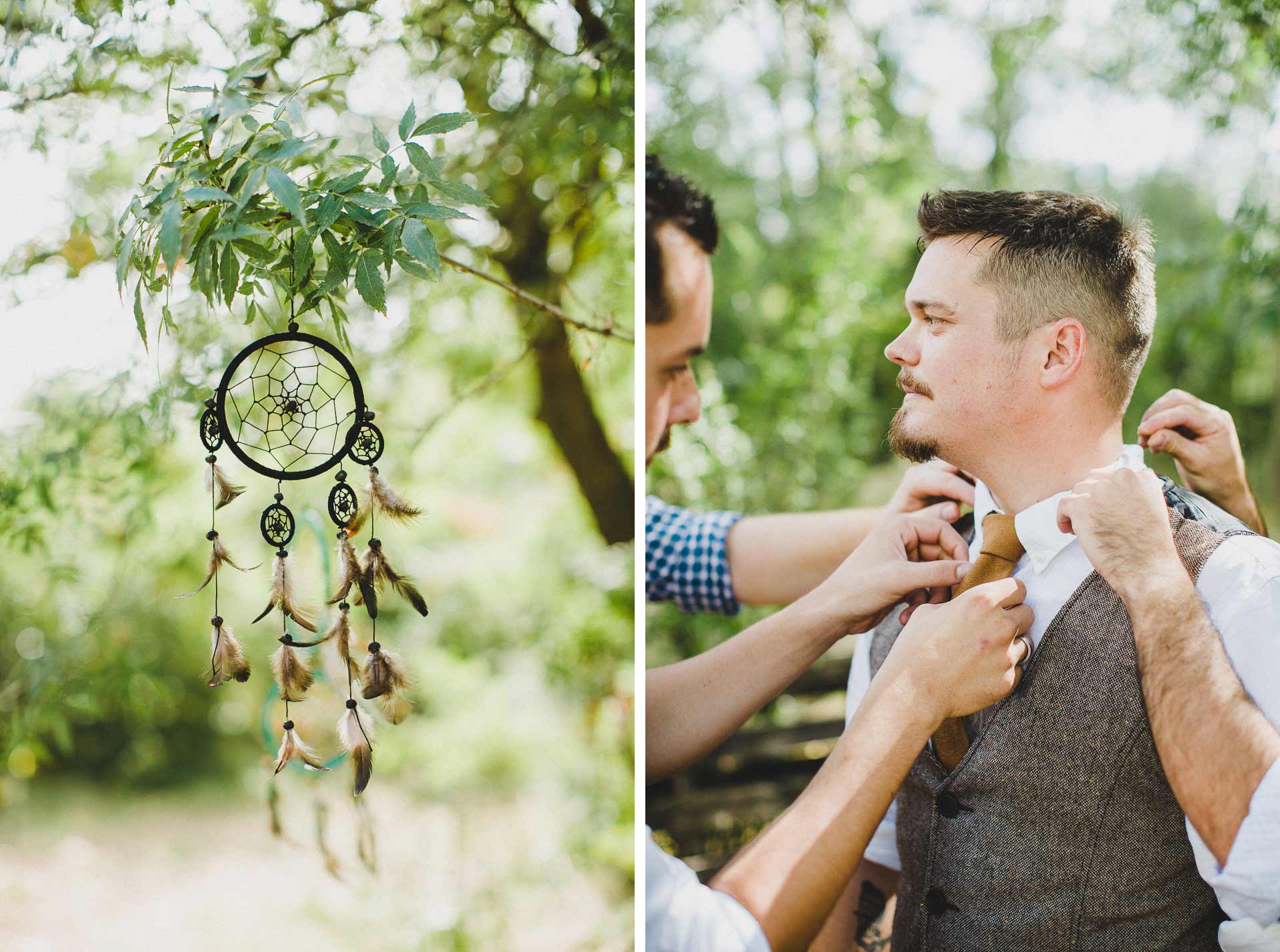 Lea & David Americana Folk Wedding France by Jean-Laurent Gaudy Photography