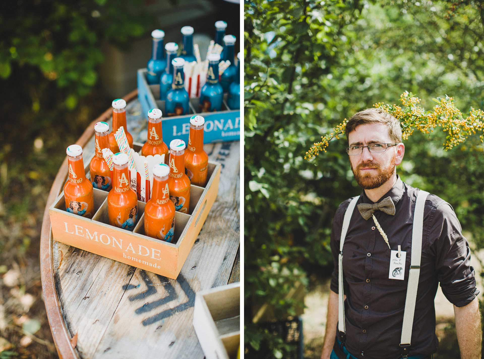 Lea & David Americana Folk Wedding France by Jean-Laurent Gaudy Photography