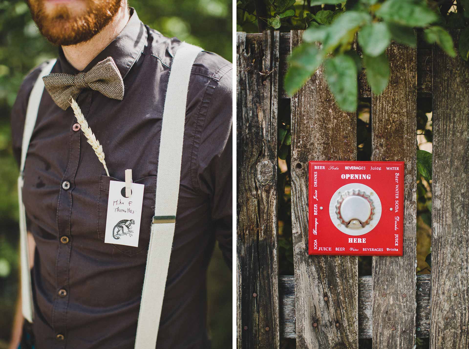 Lea & David Americana Folk Wedding France by Jean-Laurent Gaudy Photography