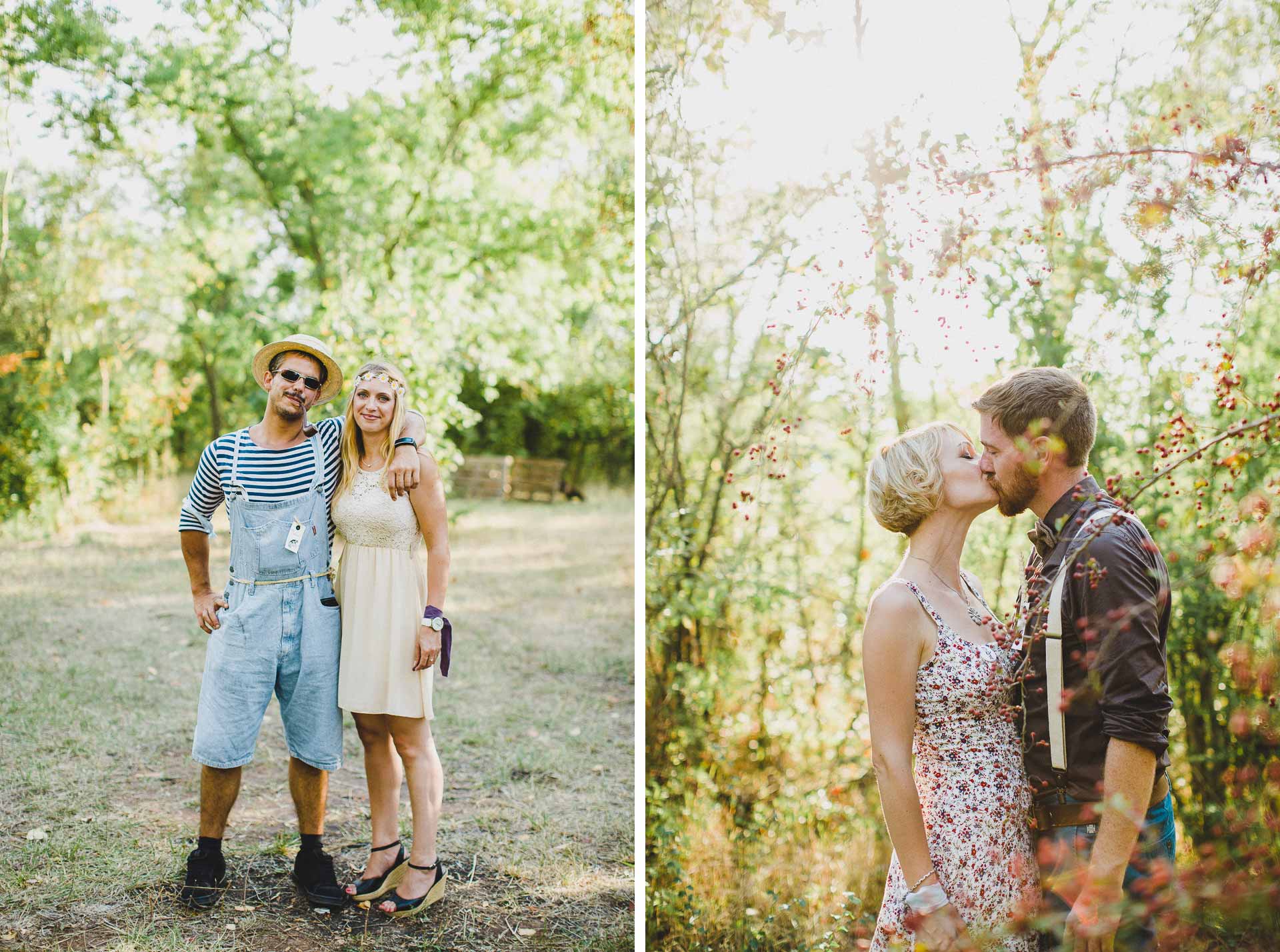 Lea & David Americana Folk Wedding France by Jean-Laurent Gaudy Photography