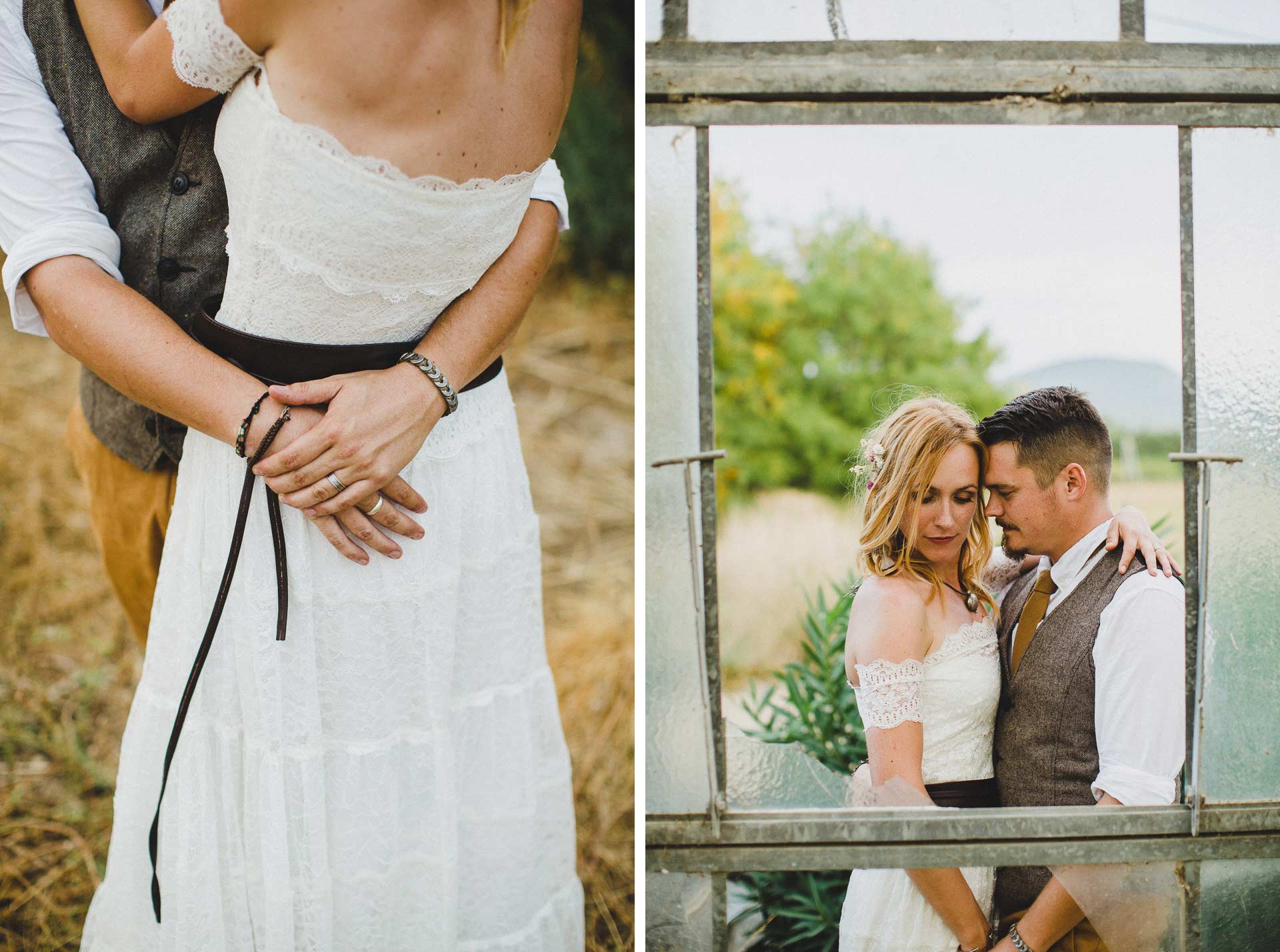 Lea & David Americana Folk Wedding France by Jean-Laurent Gaudy Photography