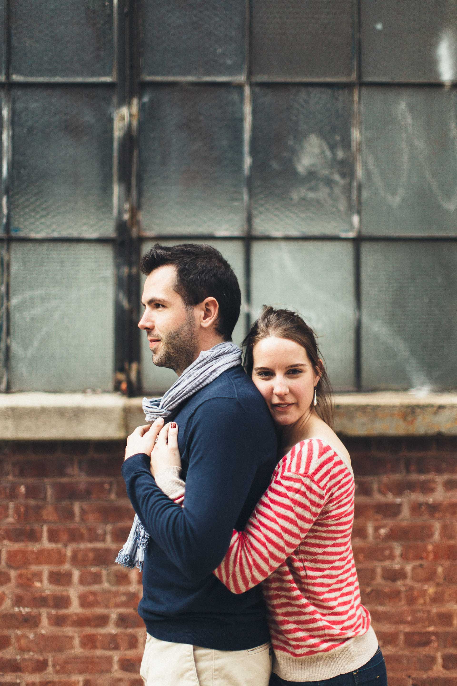 Anne & Jeremy Meatpacking Engagement New York by Jean-Laurent Gaudy Photography
