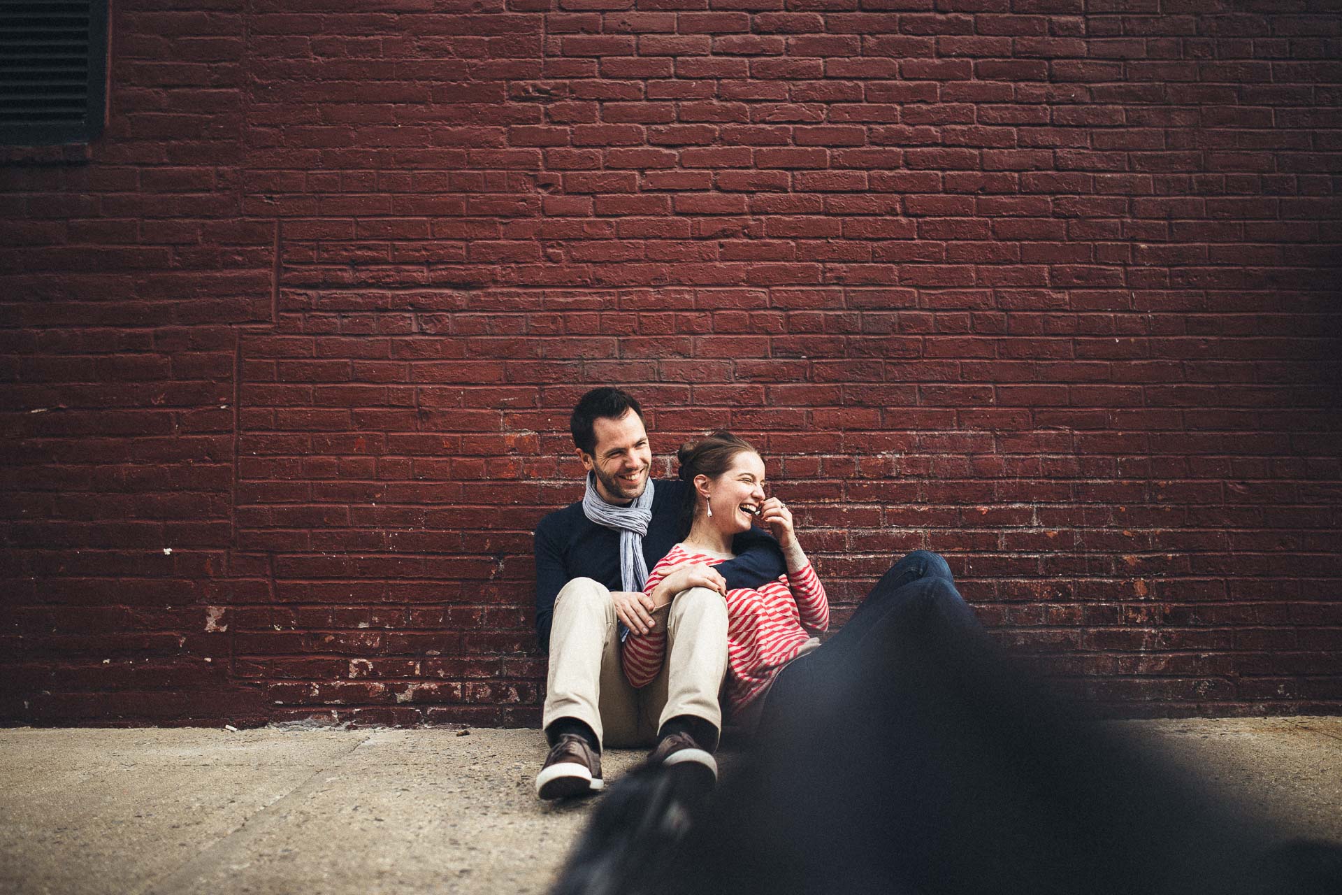 Anne & Jeremy Meatpacking Engagement New York by Jean-Laurent Gaudy Photography