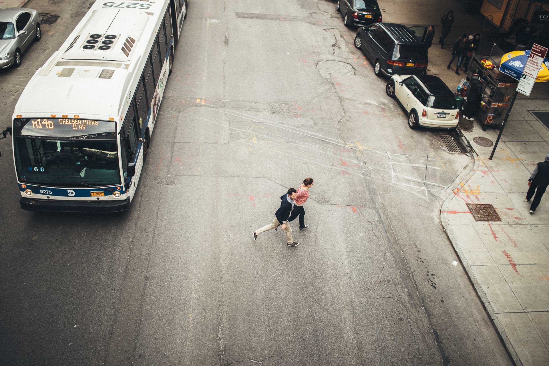 Anne & Jeremy Meatpacking Engagement New York by Jean-Laurent Gaudy Photography
