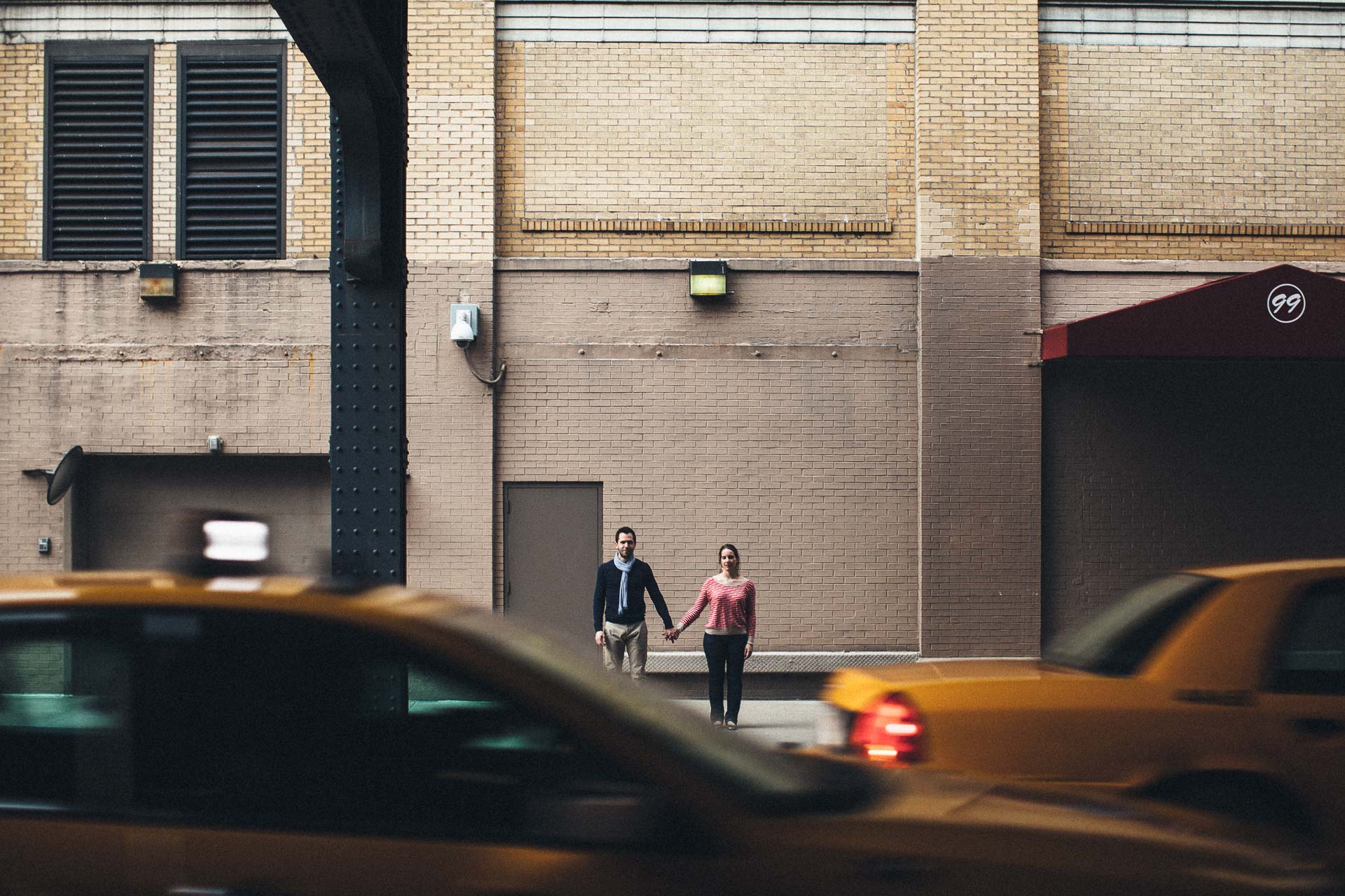Anne & Jeremy Meatpacking Engagement New York by Jean-Laurent Gaudy Photography
