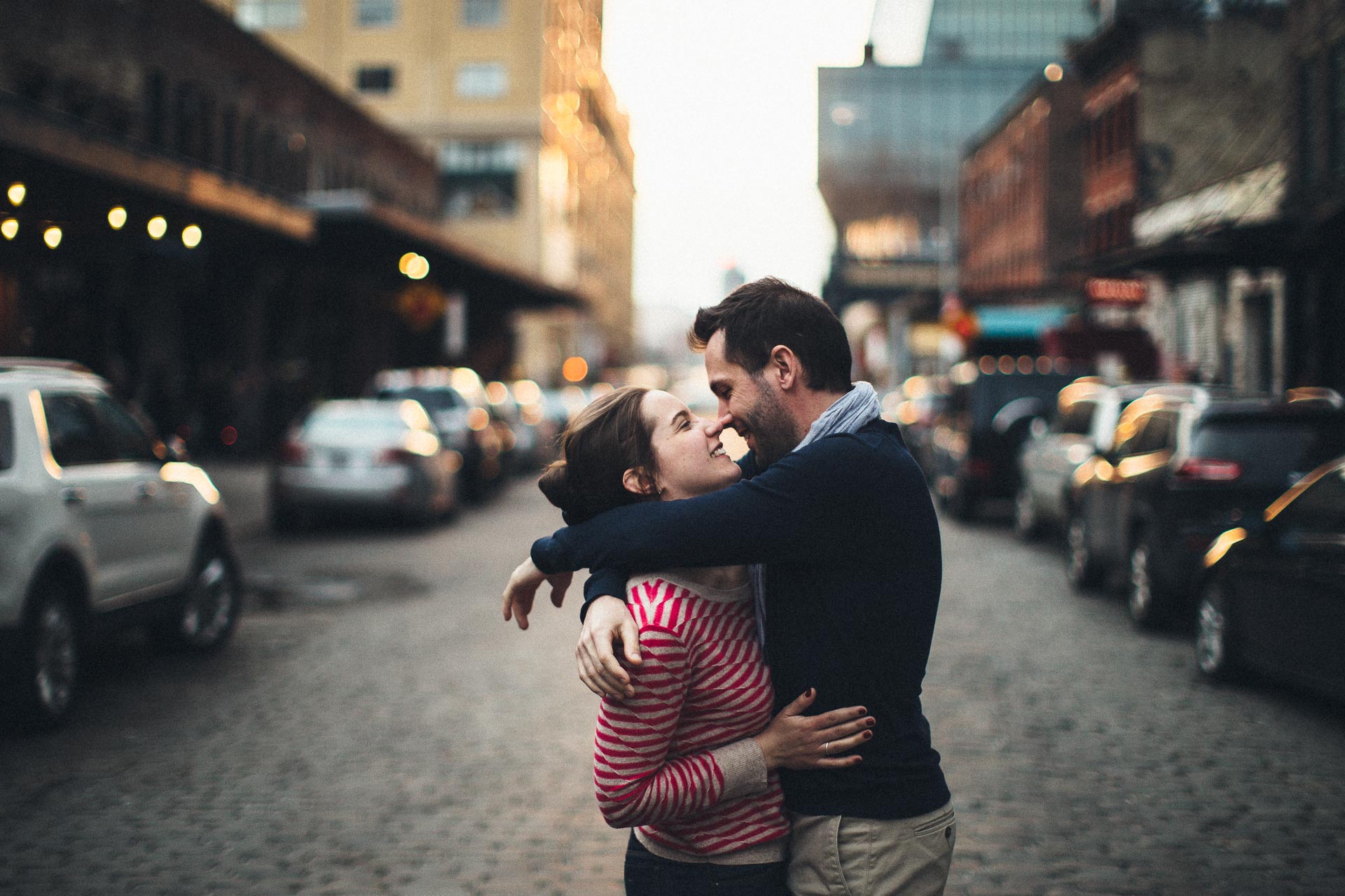 Anne & Jeremy Meatpacking Engagement New York by Jean-Laurent Gaudy Photography