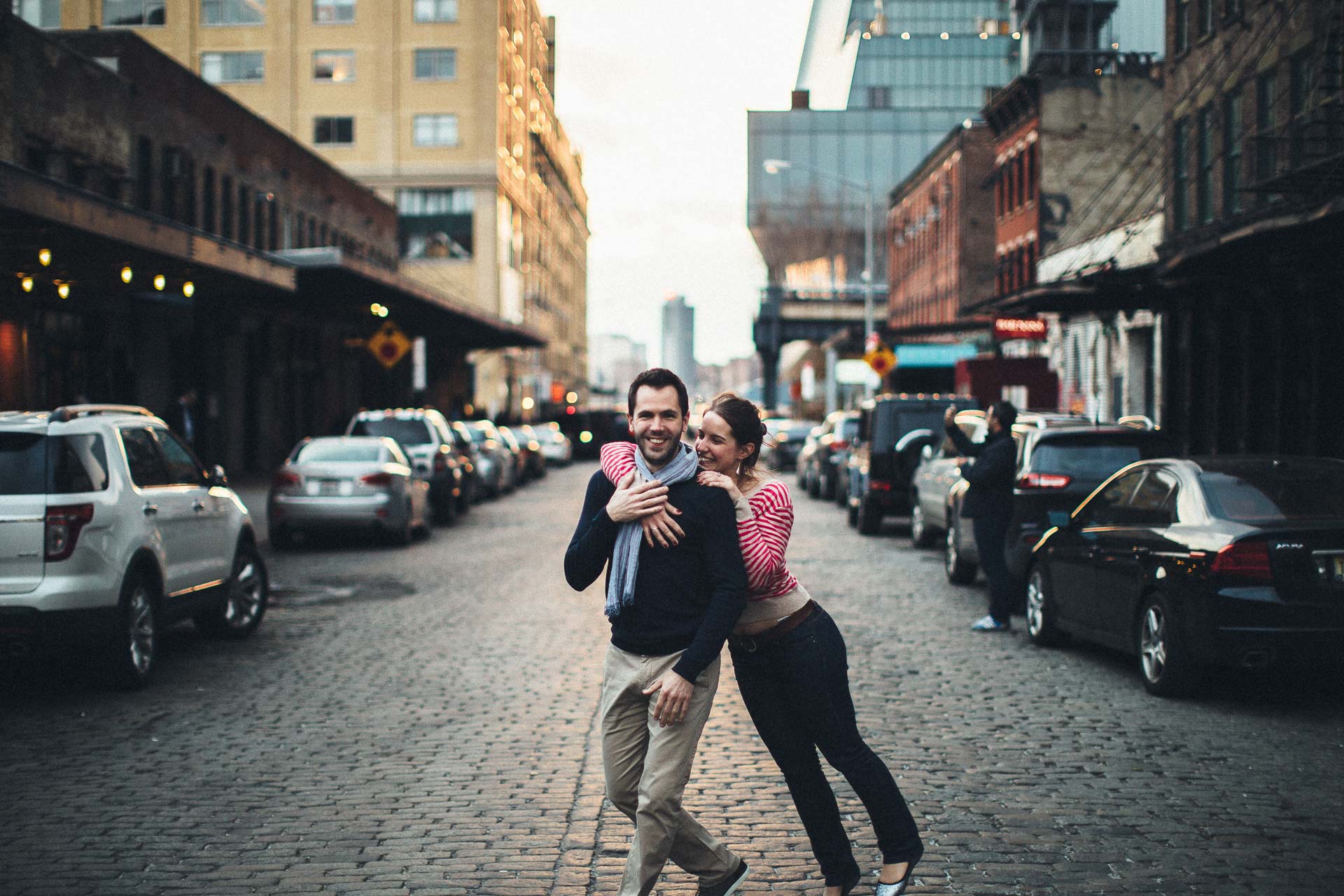 Anne & Jeremy Meatpacking Engagement New York by Jean-Laurent Gaudy Photography