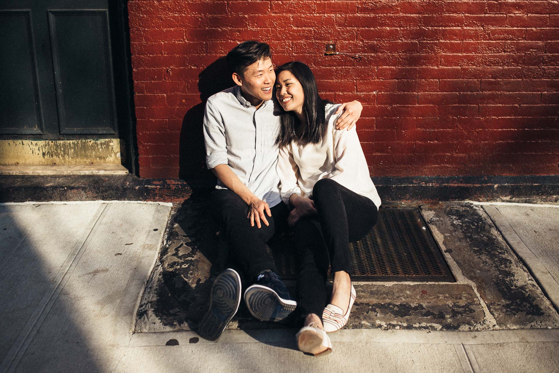 Jean & Mike Engagement Session in West Village, New York . Jean-Laurent Gaudy Photography