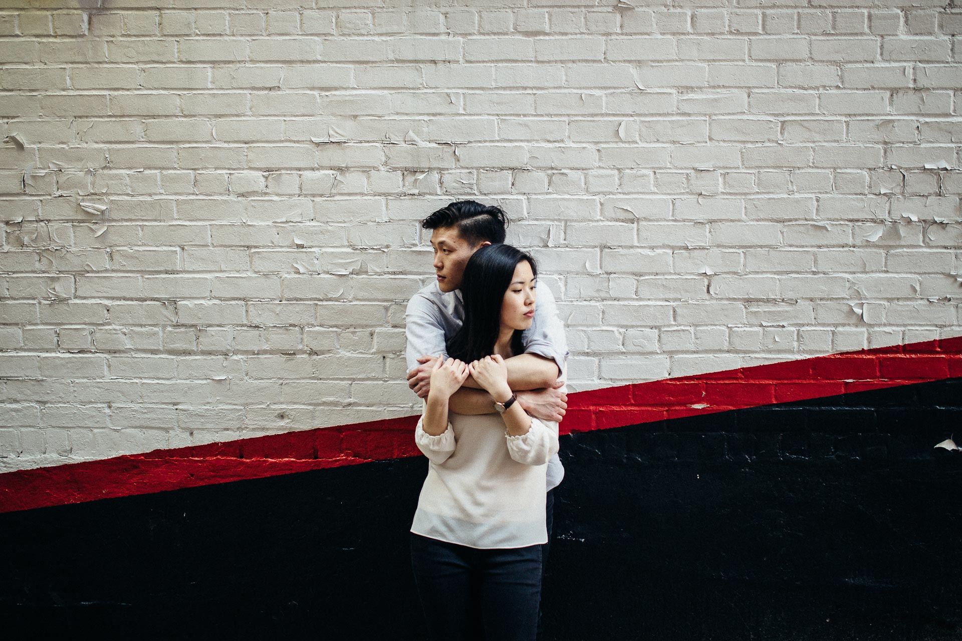 Jean & Mike Engagement Session in West Village, New York . Jean-Laurent Gaudy Photography