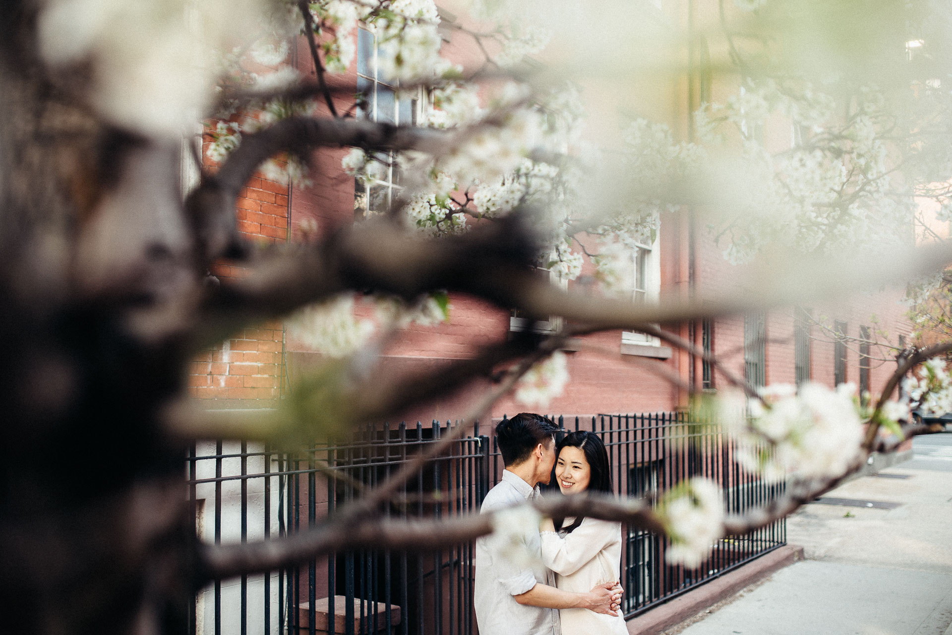 Jean & Mike Engagement Session in West Village, New York . Jean-Laurent Gaudy Photography