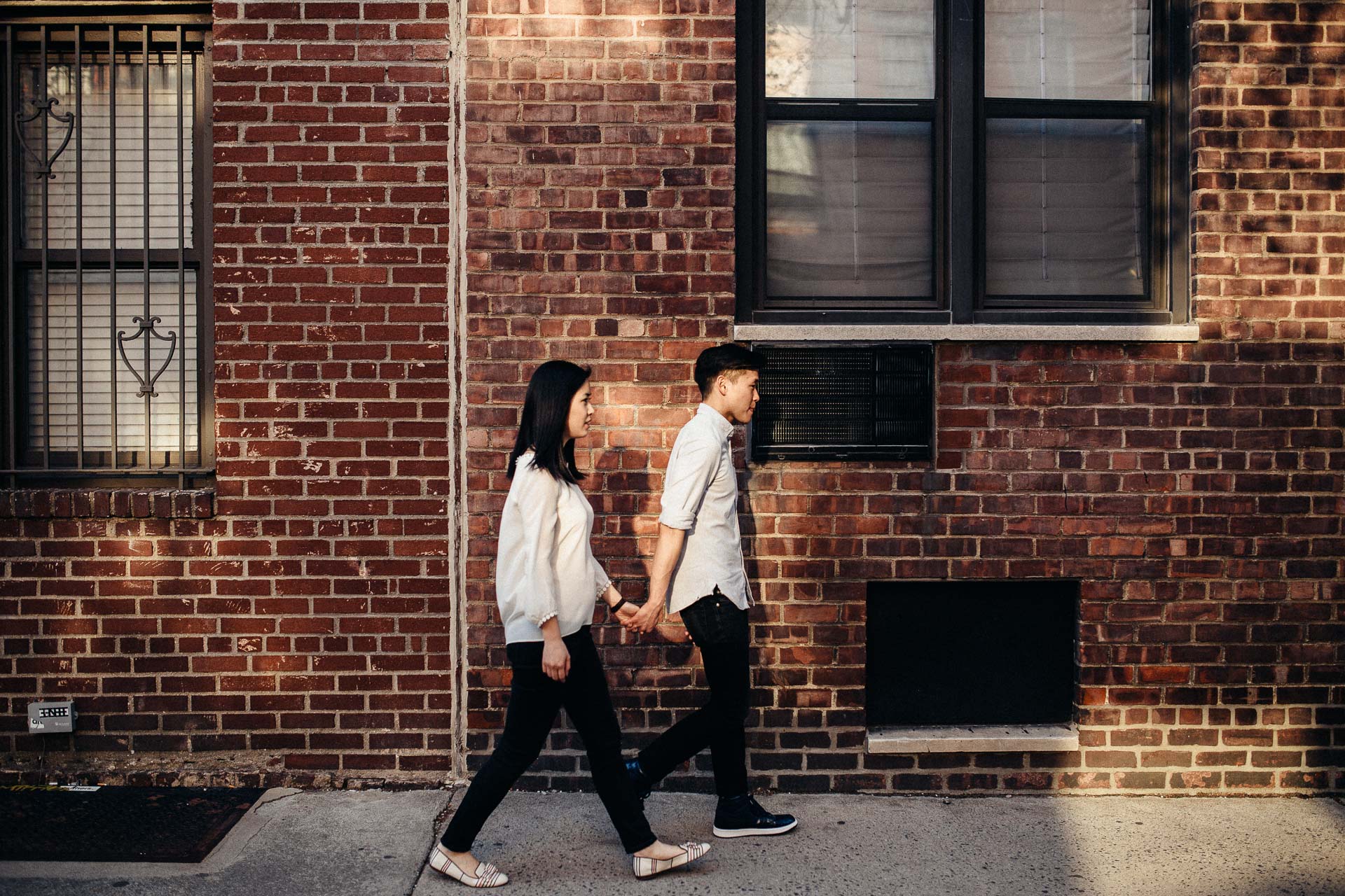 Jean & Mike Engagement Session in West Village, New York . Jean-Laurent Gaudy Photography