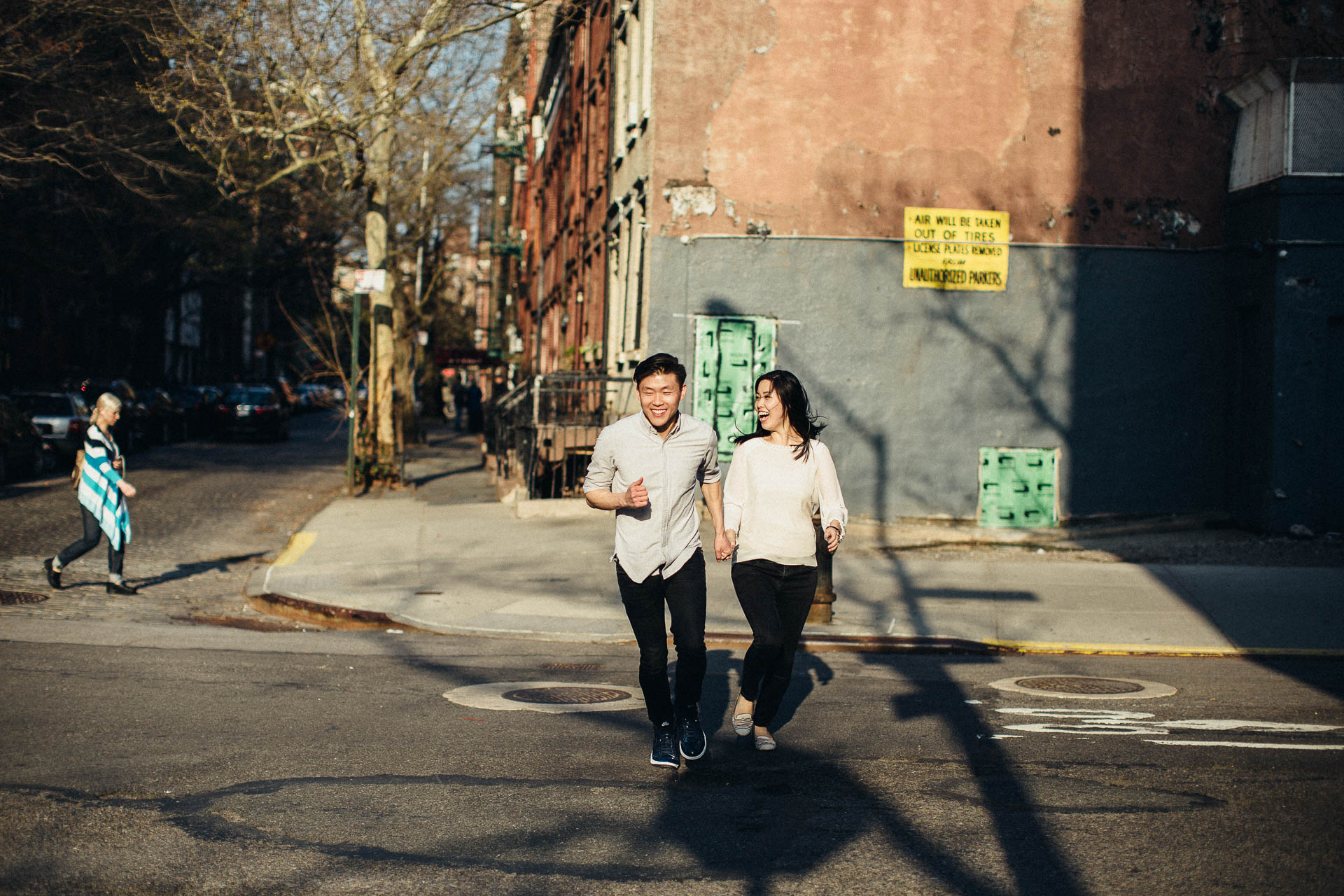 Jean & Mike Engagement Session in West Village, New York . Jean-Laurent Gaudy Photography