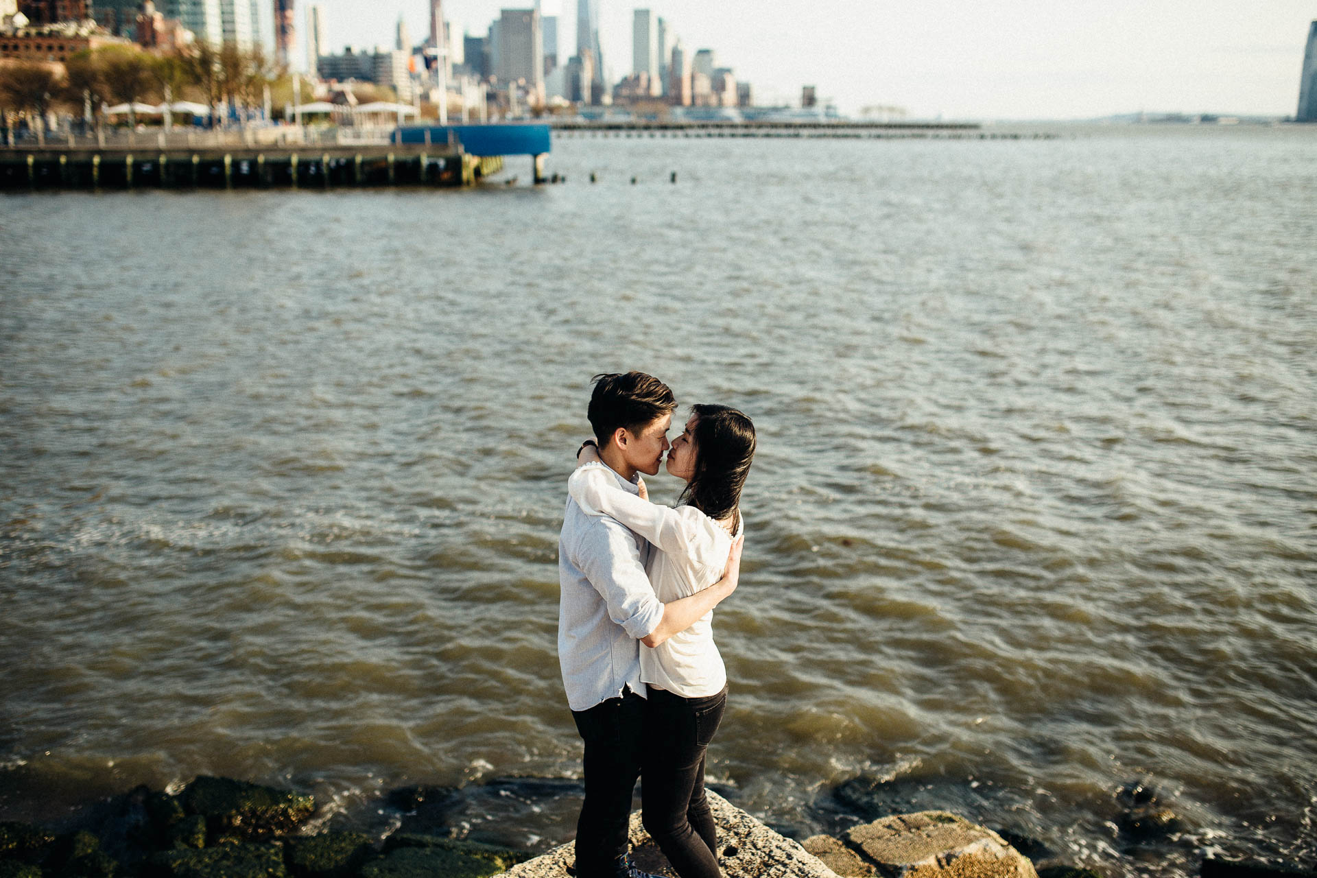 Jean & Mike Engagement Session in West Village, New York . Jean-Laurent Gaudy Photography