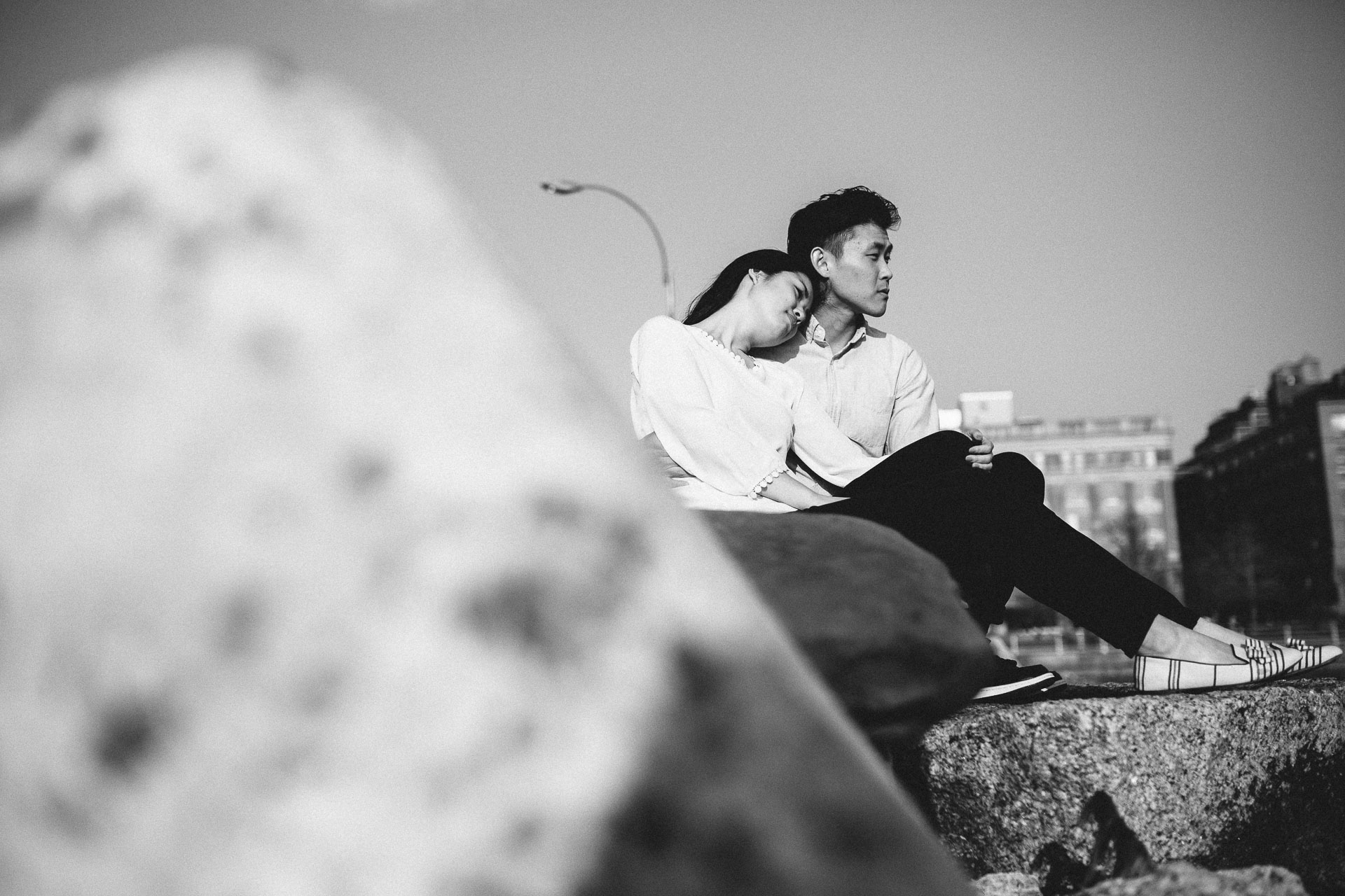 Jean & Mike Engagement Session in West Village, New York . Jean-Laurent Gaudy Photography