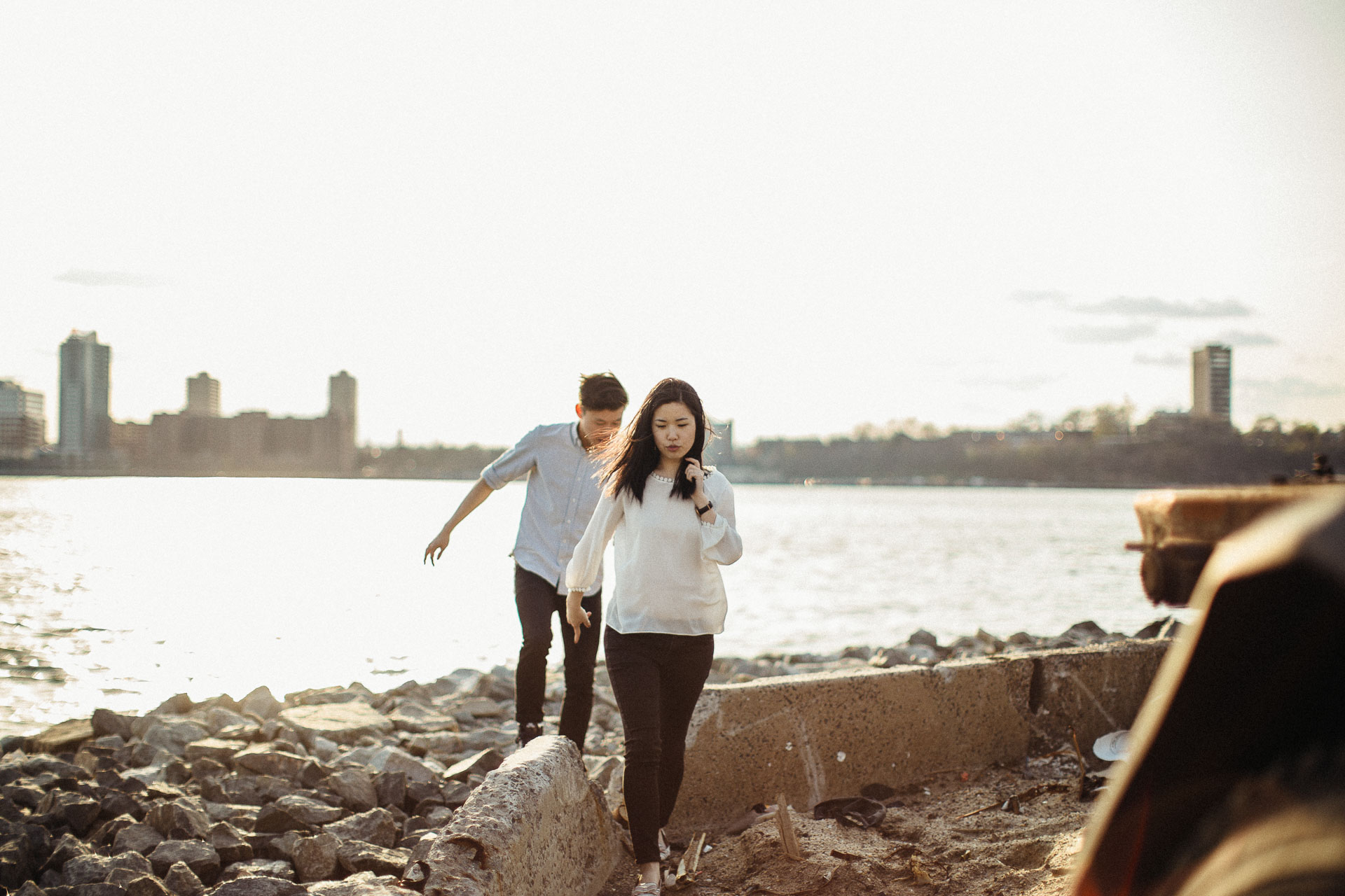 Jean & Mike Engagement Session in West Village, New York . Jean-Laurent Gaudy Photography