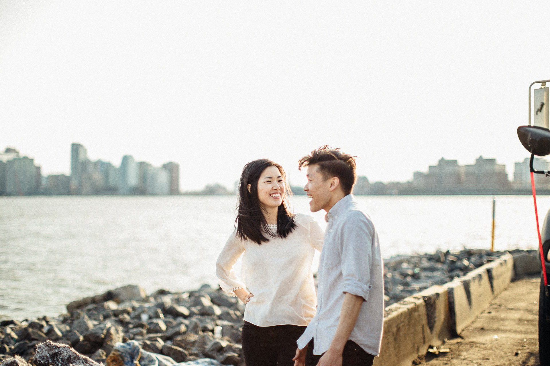 Jean & Mike Engagement Session in West Village, New York . Jean-Laurent Gaudy Photography
