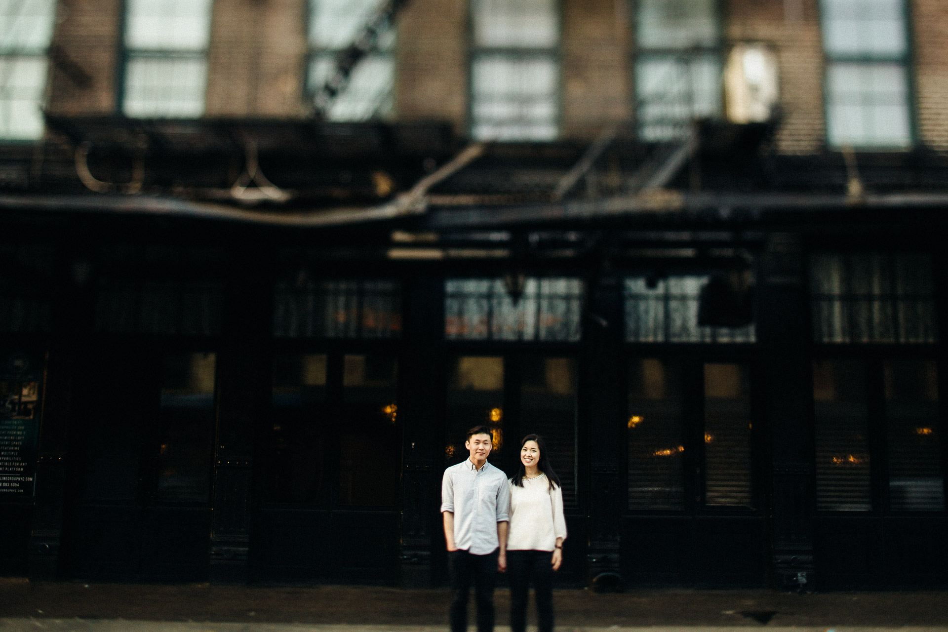 Jean & Mike Engagement Session in West Village, New York . Jean-Laurent Gaudy Photography