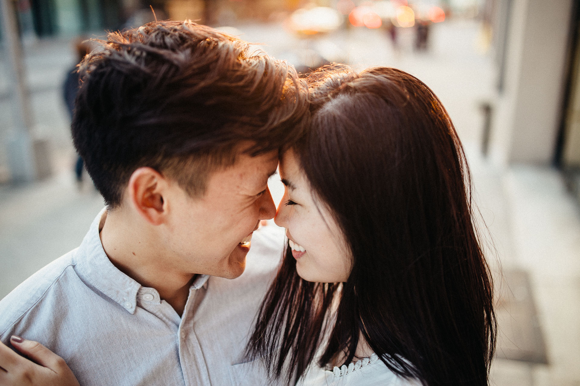 Jean & Mike Engagement Session in West Village, New York . Jean-Laurent Gaudy Photography