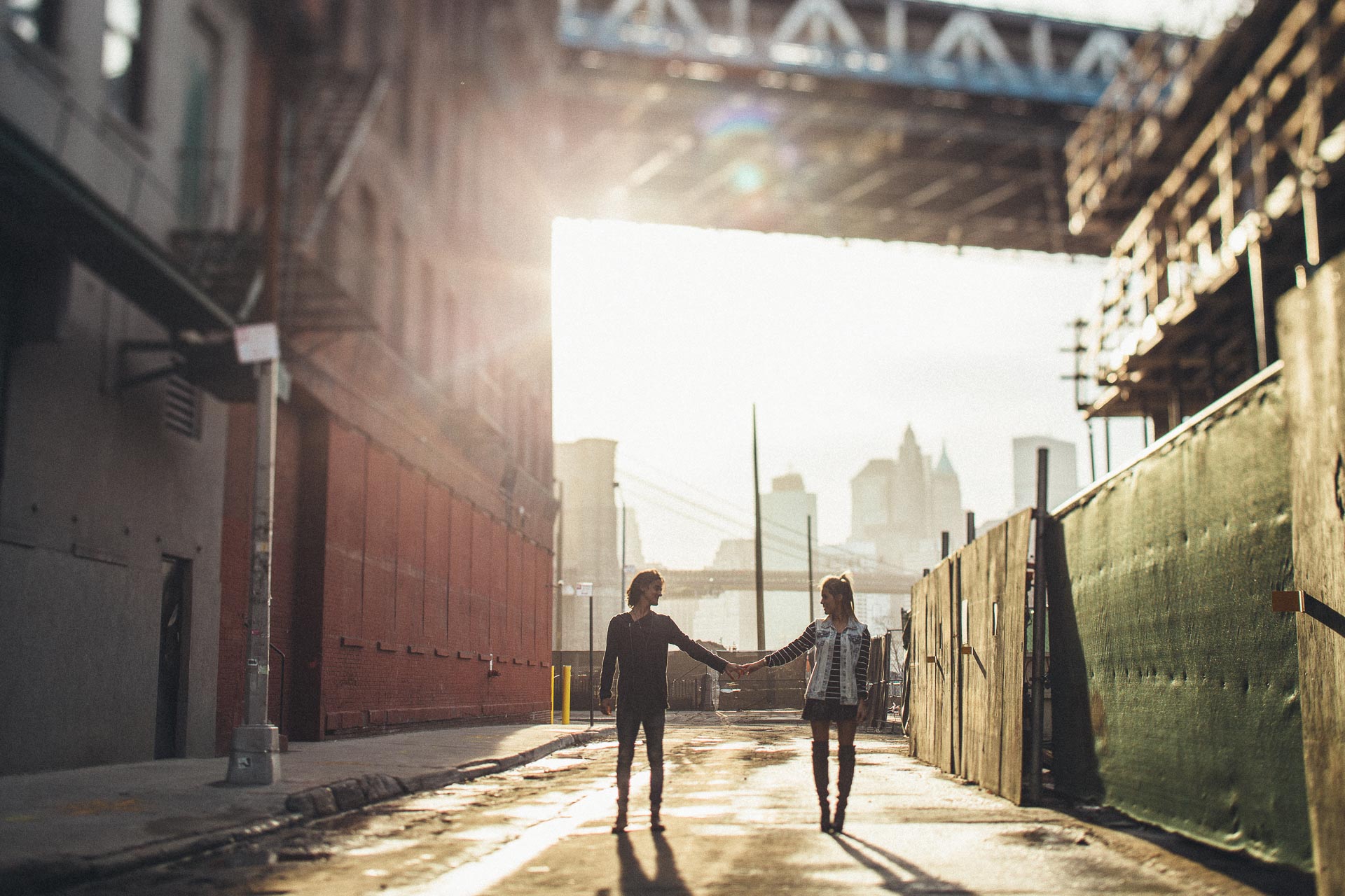 Kiko & Fefe from Brazil to New York Engagement - Jean-Laurent Gaudy Photography