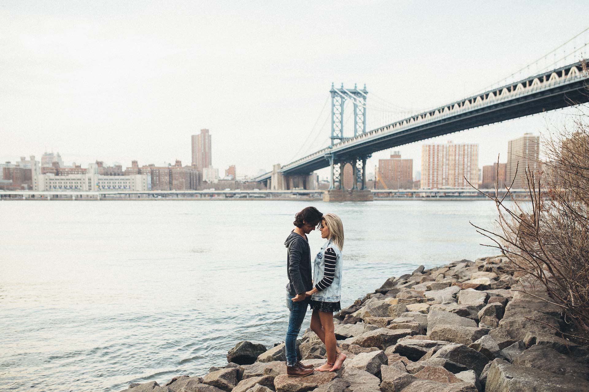 Kiko & Fefe from Brazil to New York Engagement - Jean-Laurent Gaudy Photography