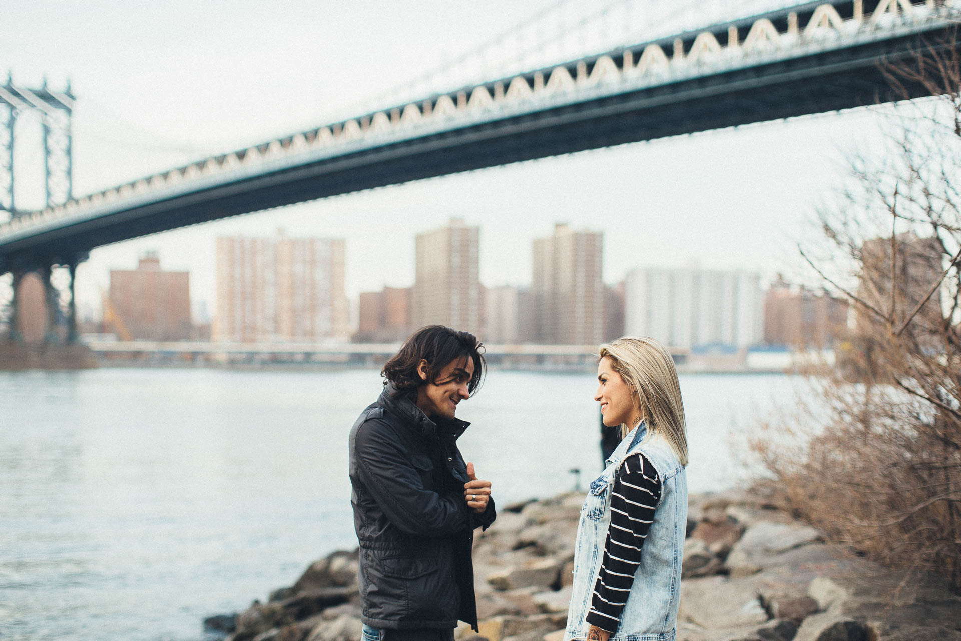 Kiko & Fefe from Brazil to New York Engagement - Jean-Laurent Gaudy Photography