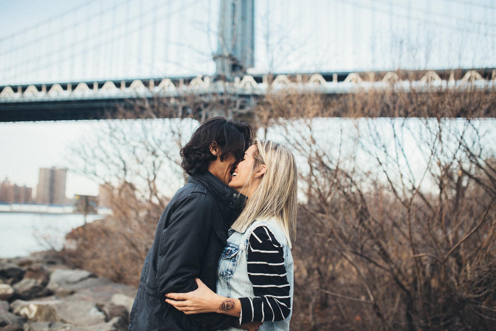 Kiko & Fefe from Brazil to New York Engagement - Jean-Laurent Gaudy Photography