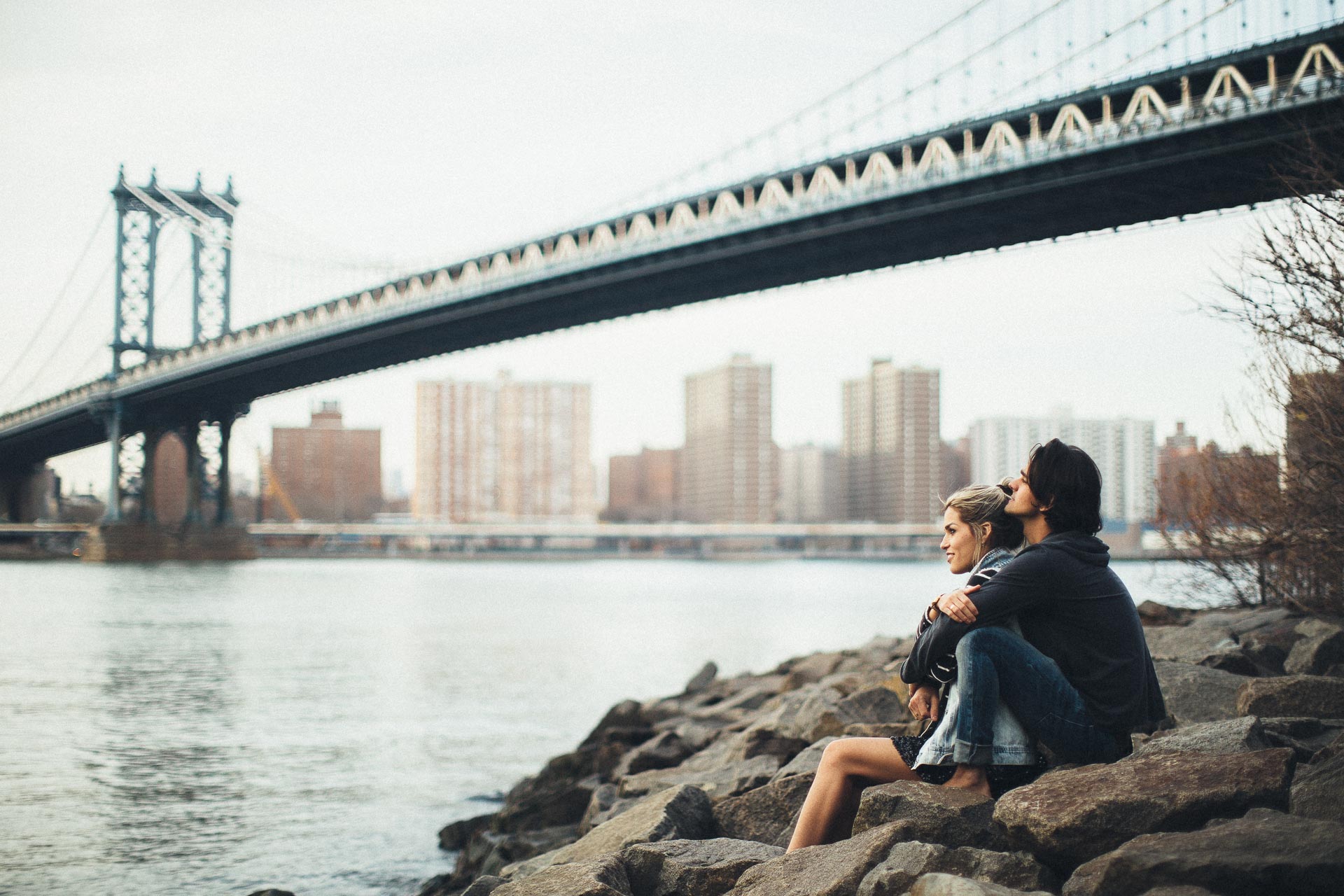 Kiko & Fefe from Brazil to New York Engagement - Jean-Laurent Gaudy Photography