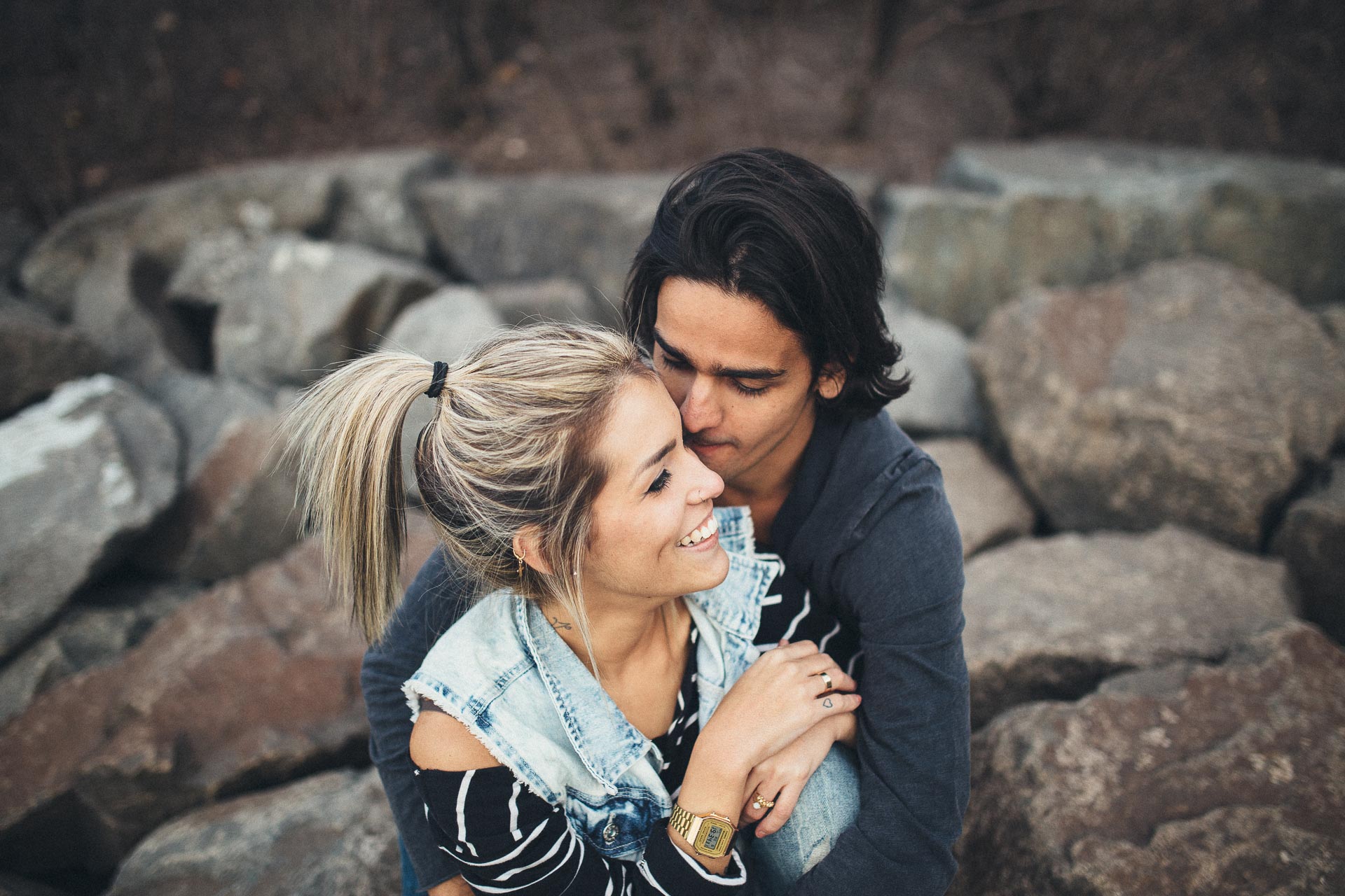 Kiko & Fefe from Brazil to New York Engagement - Jean-Laurent Gaudy Photography