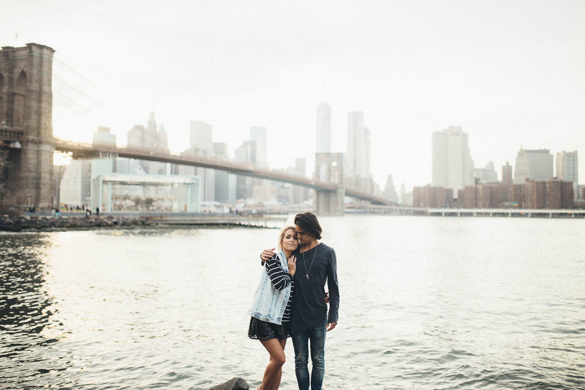 Kiko & Fefe from Brazil to New York Engagement - Jean-Laurent Gaudy Photography