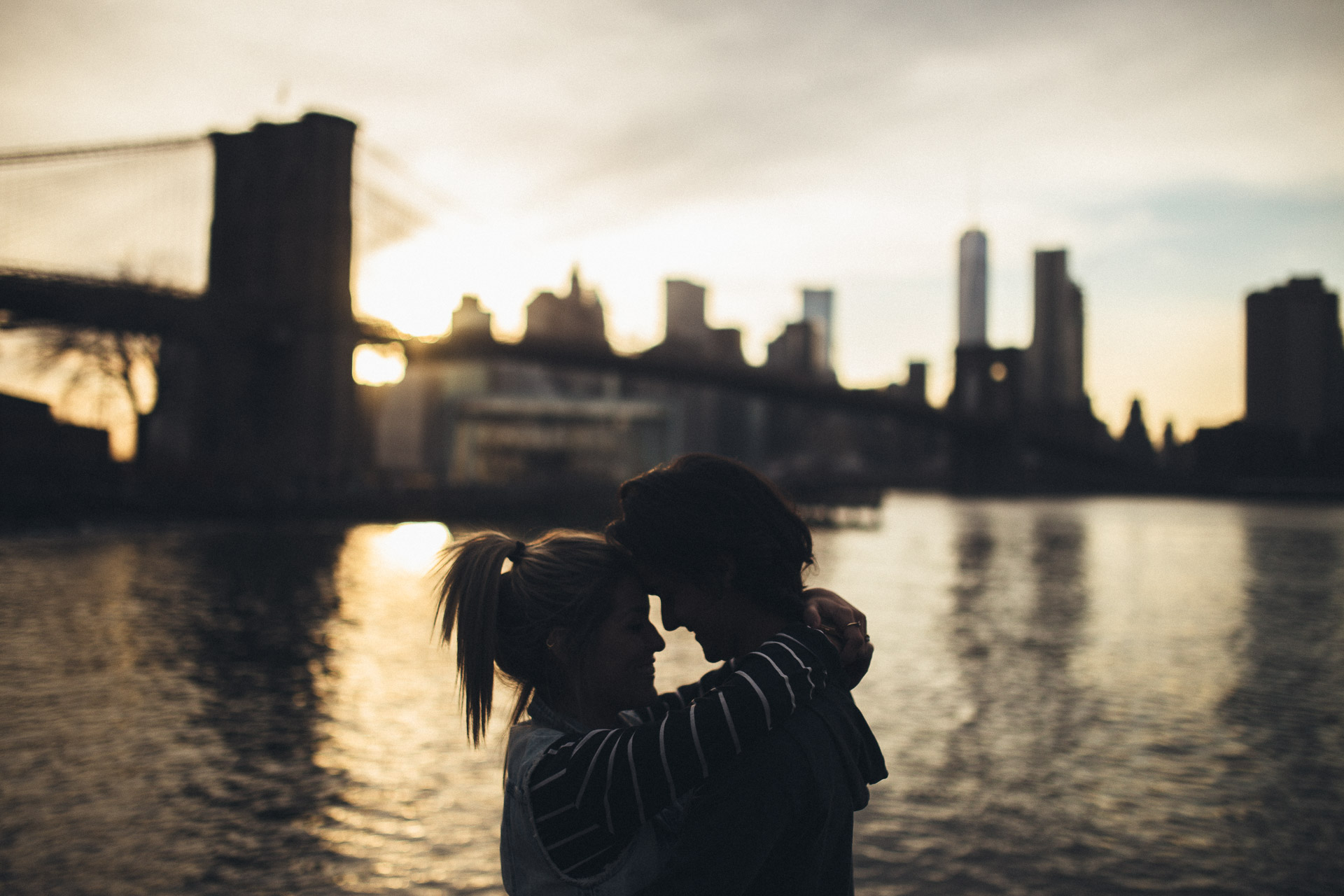 Kiko & Fefe from Brazil to New York Engagement - Jean-Laurent Gaudy Photography