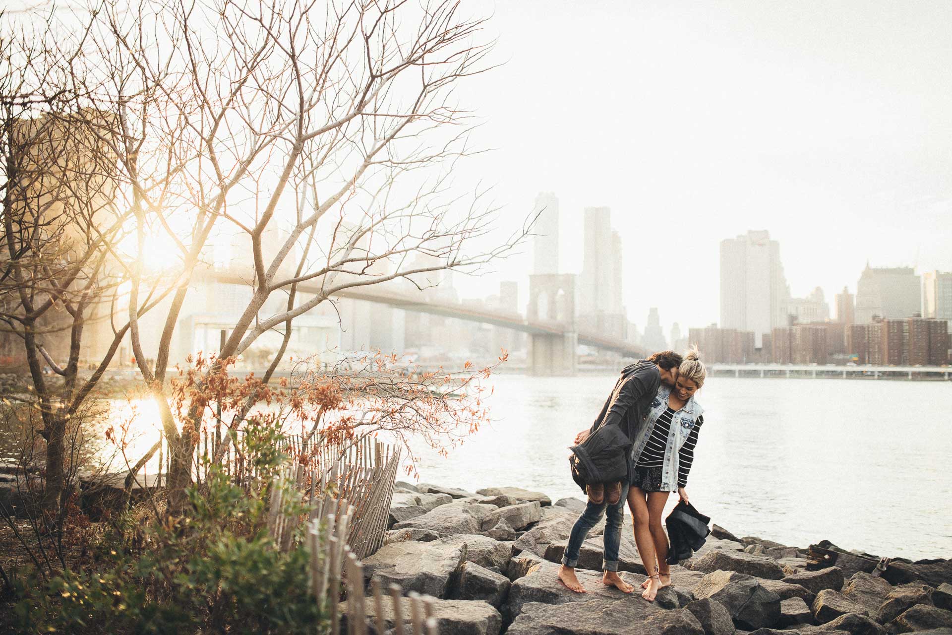 Kiko & Fefe from Brazil to New York Engagement - Jean-Laurent Gaudy Photography