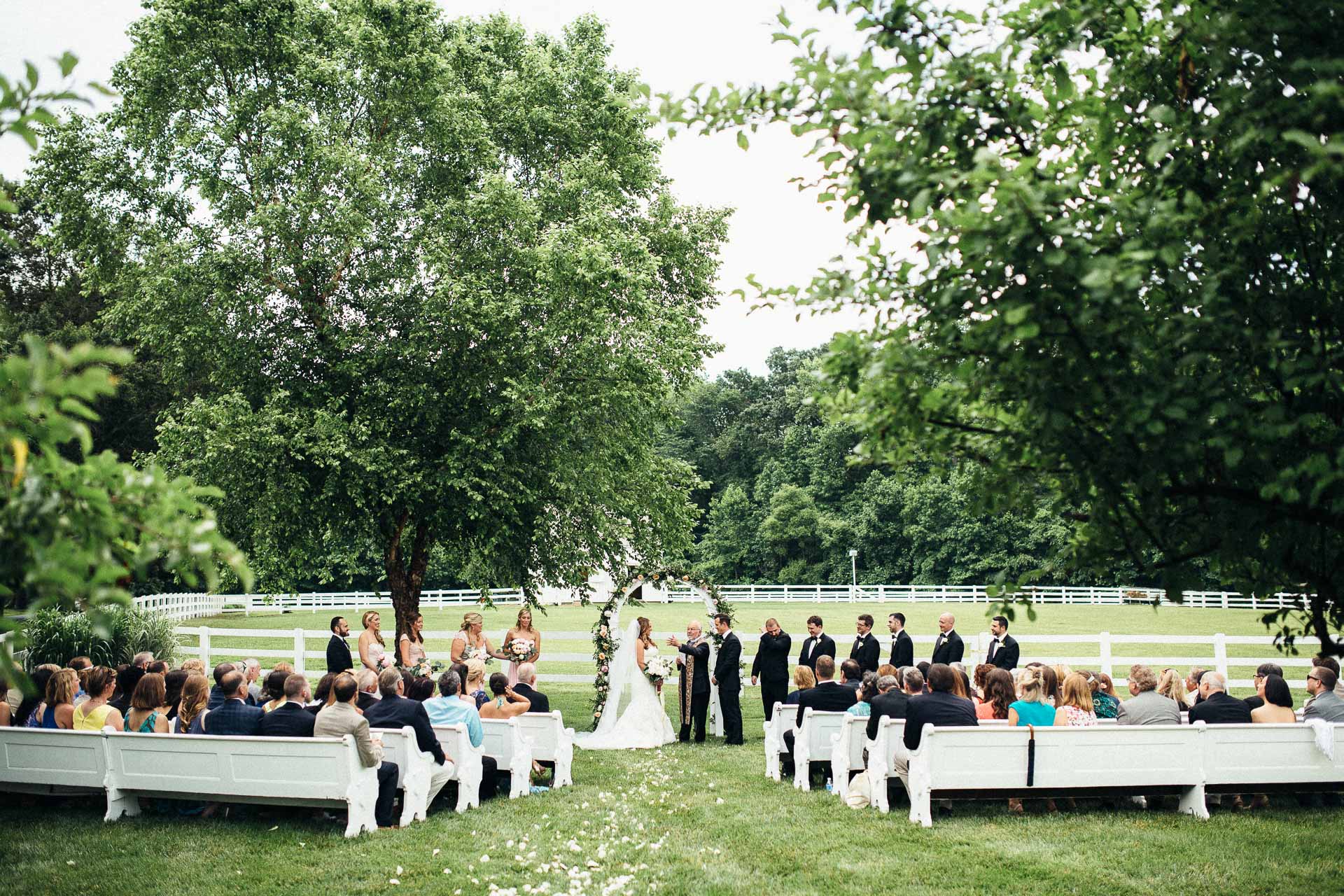 Shawna & Josh Ranch Wedding in Maryland by Jean-Laurent Gaudy Photography